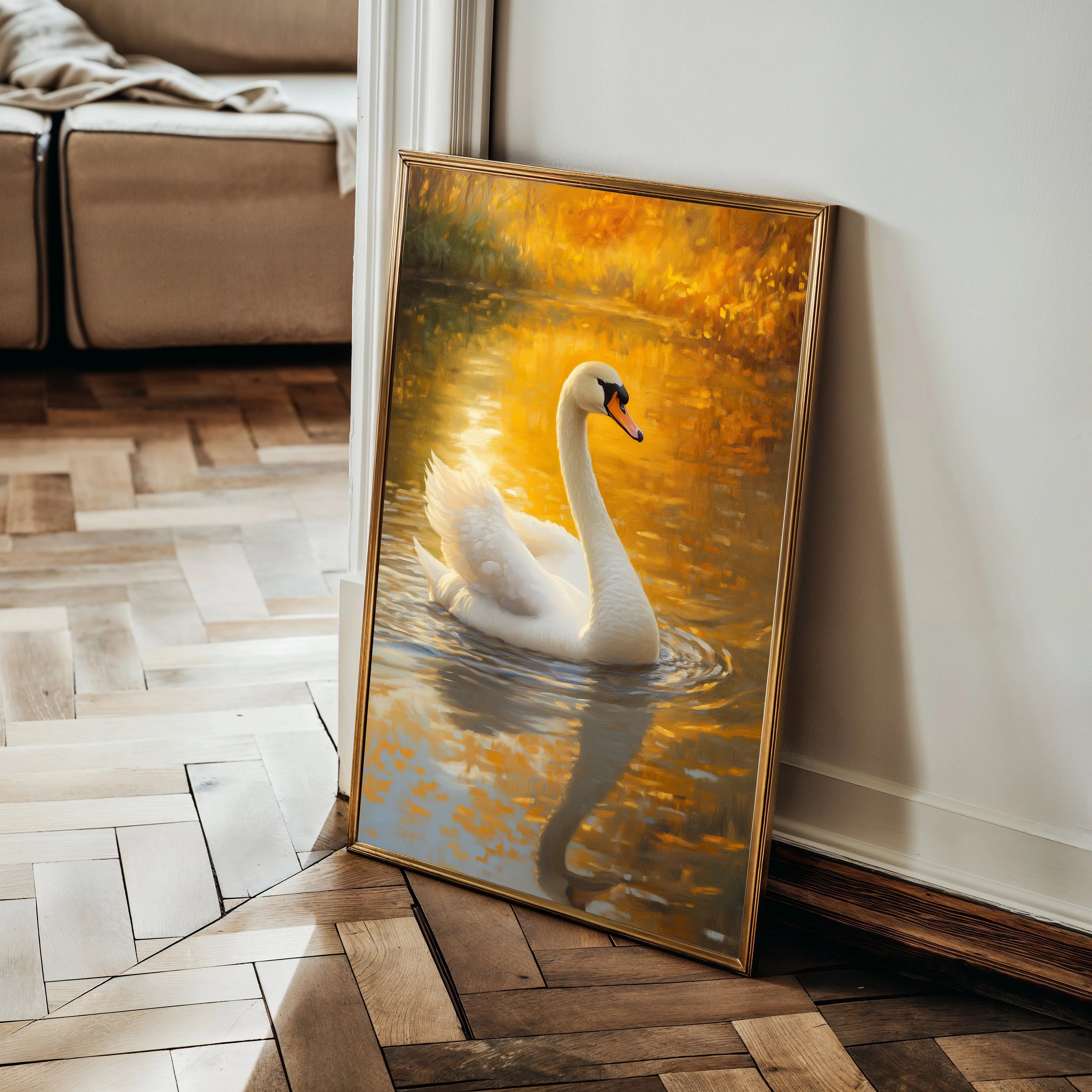 Animals 232 Canvas Art 18" x 24" / 45 x 60 cm / Black