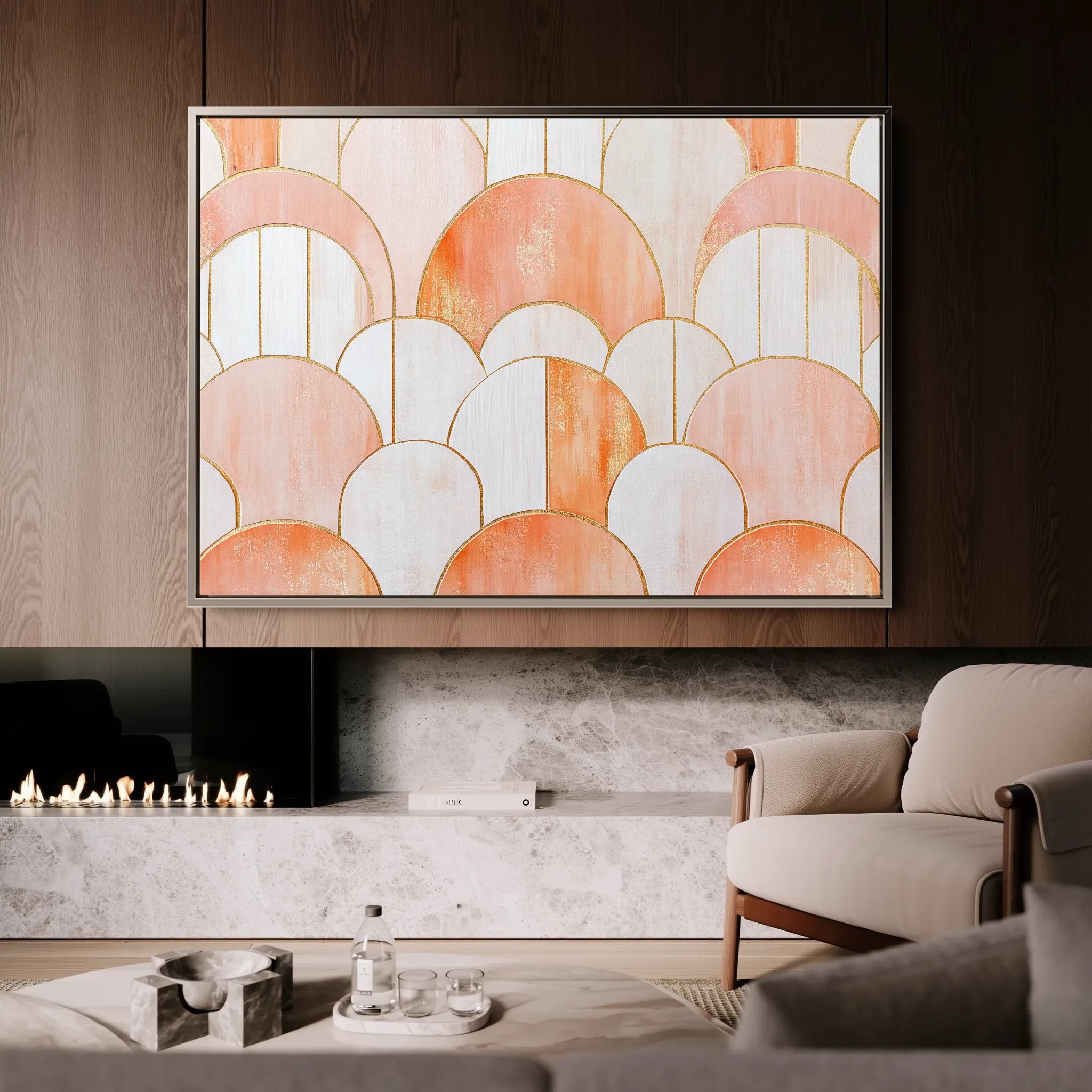 Boho 234 Canvas Art 18" x 24" / 45 x 60 cm / Black