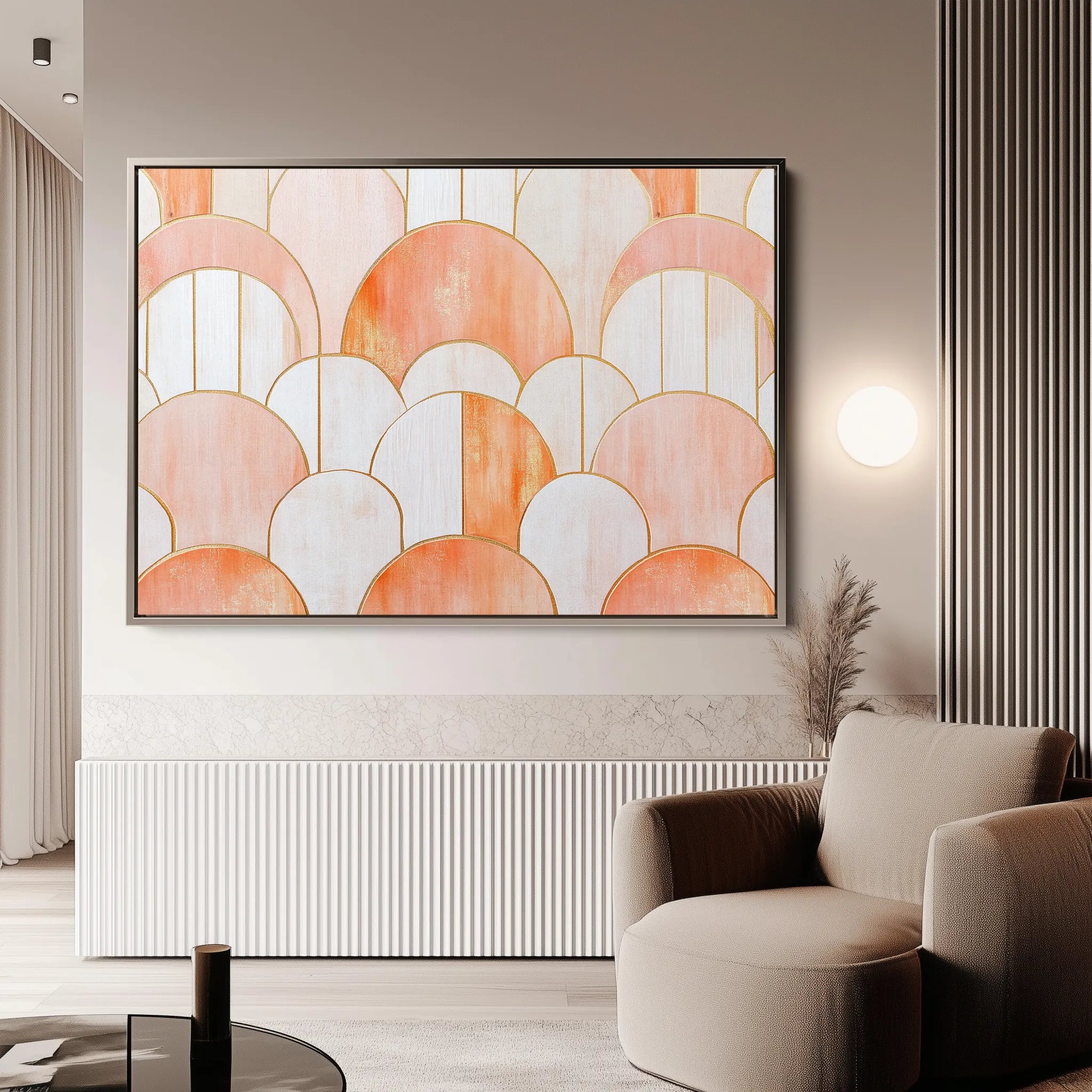 Boho 234 Canvas Art 18" x 24" / 45 x 60 cm / Black
