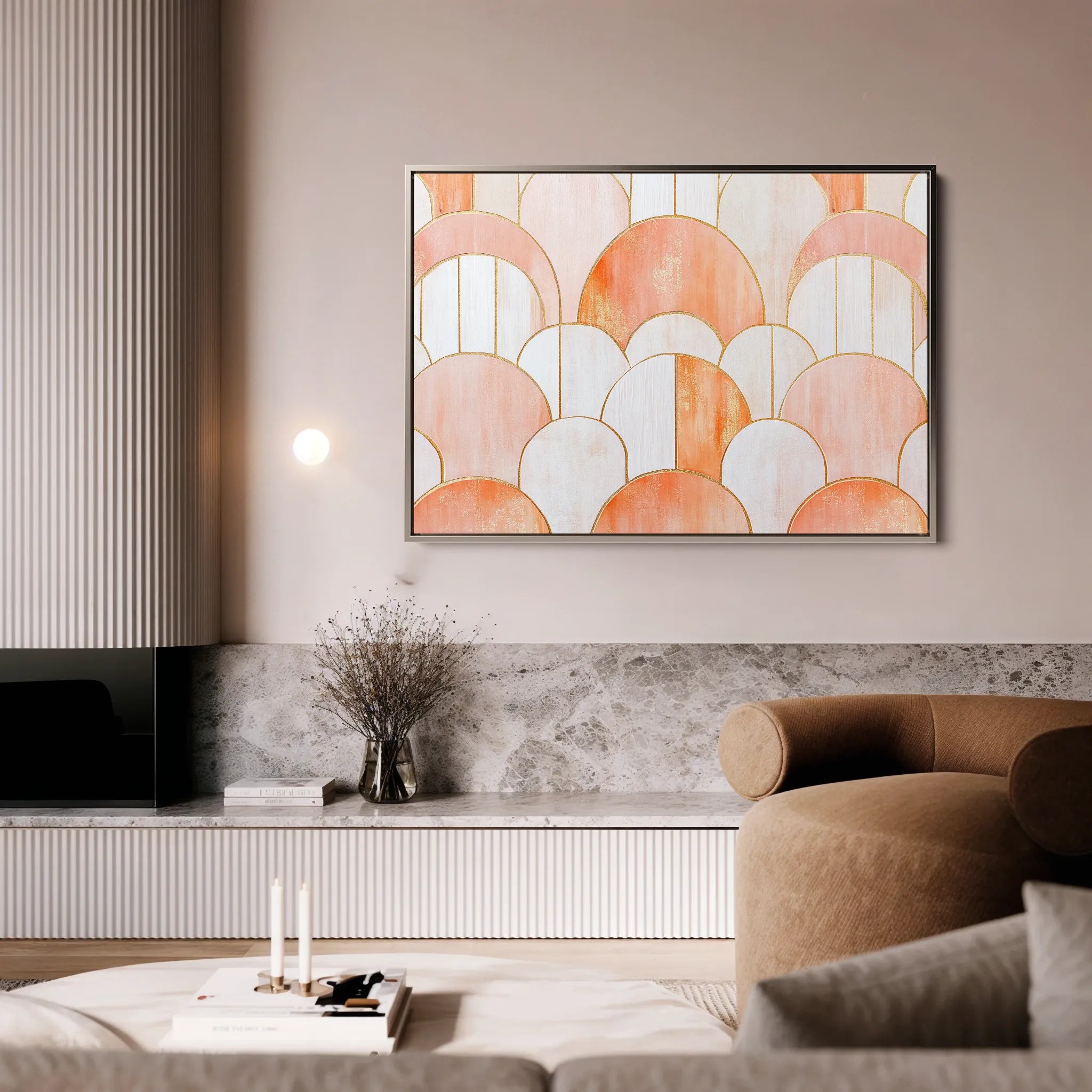 Boho 234 Canvas Art 18" x 24" / 45 x 60 cm / Black