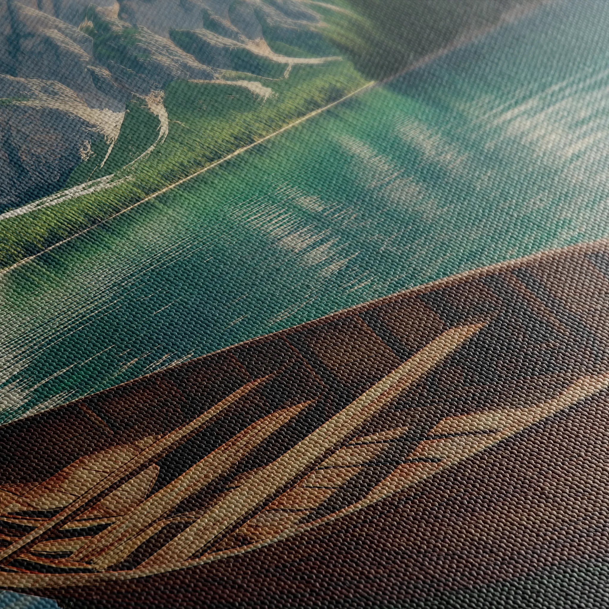 Landscape 236 Canvas Art 18" x 24" / 45 x 60 cm / Black