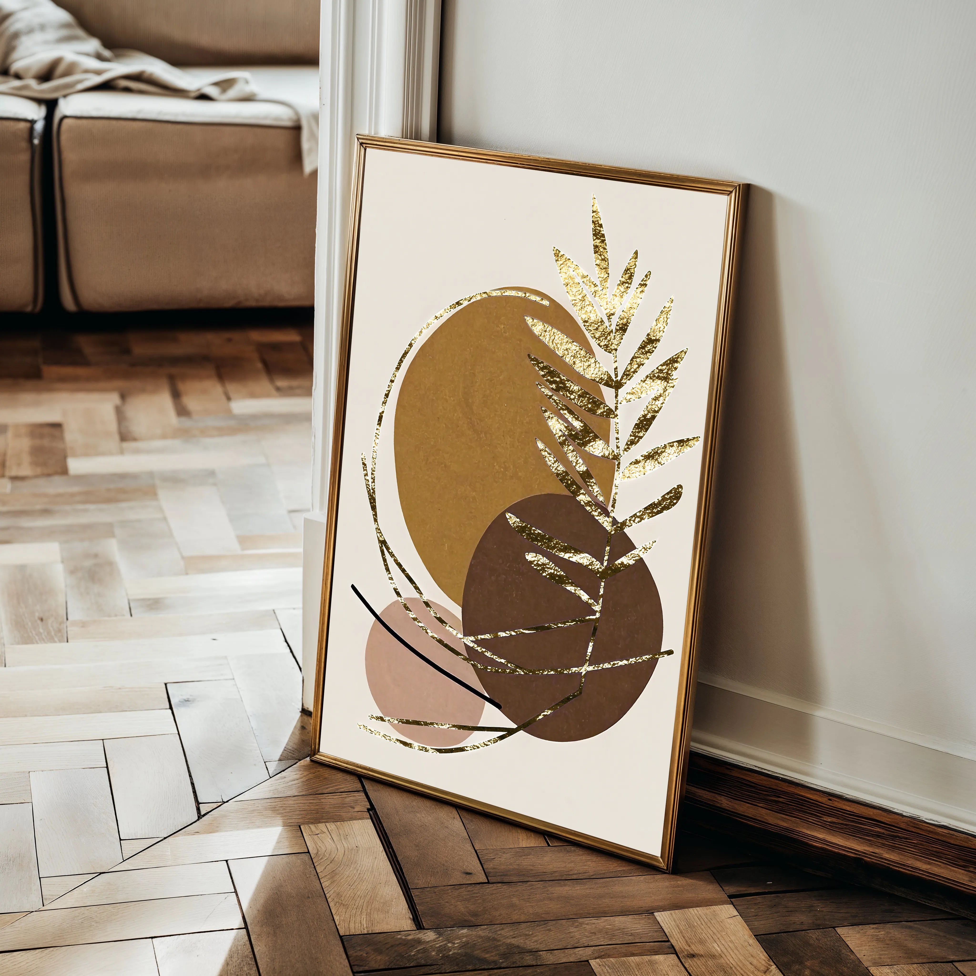 Boho 239 Canvas Art 18" x 24" / 45 x 60 cm / Black