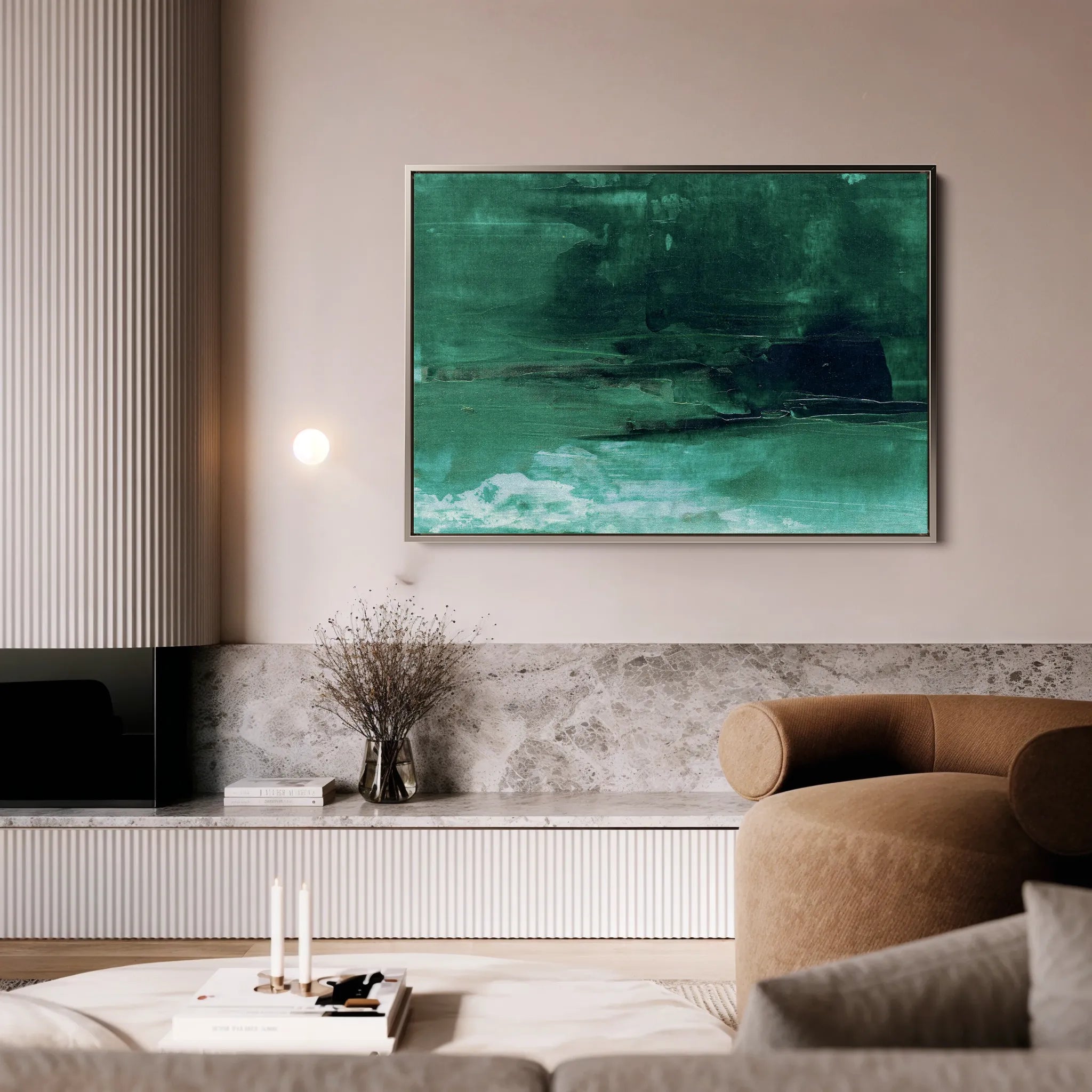 Abstract 241 Canvas Art 18" x 24" / 45 x 60 cm / Black
