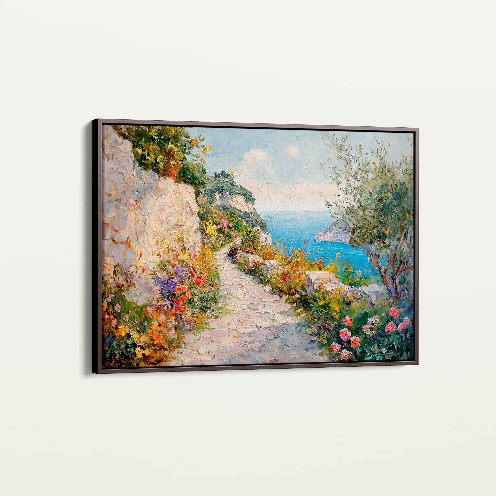 Landscape 243 Canvas Art 18" x 24" / 45 x 60 cm / Black