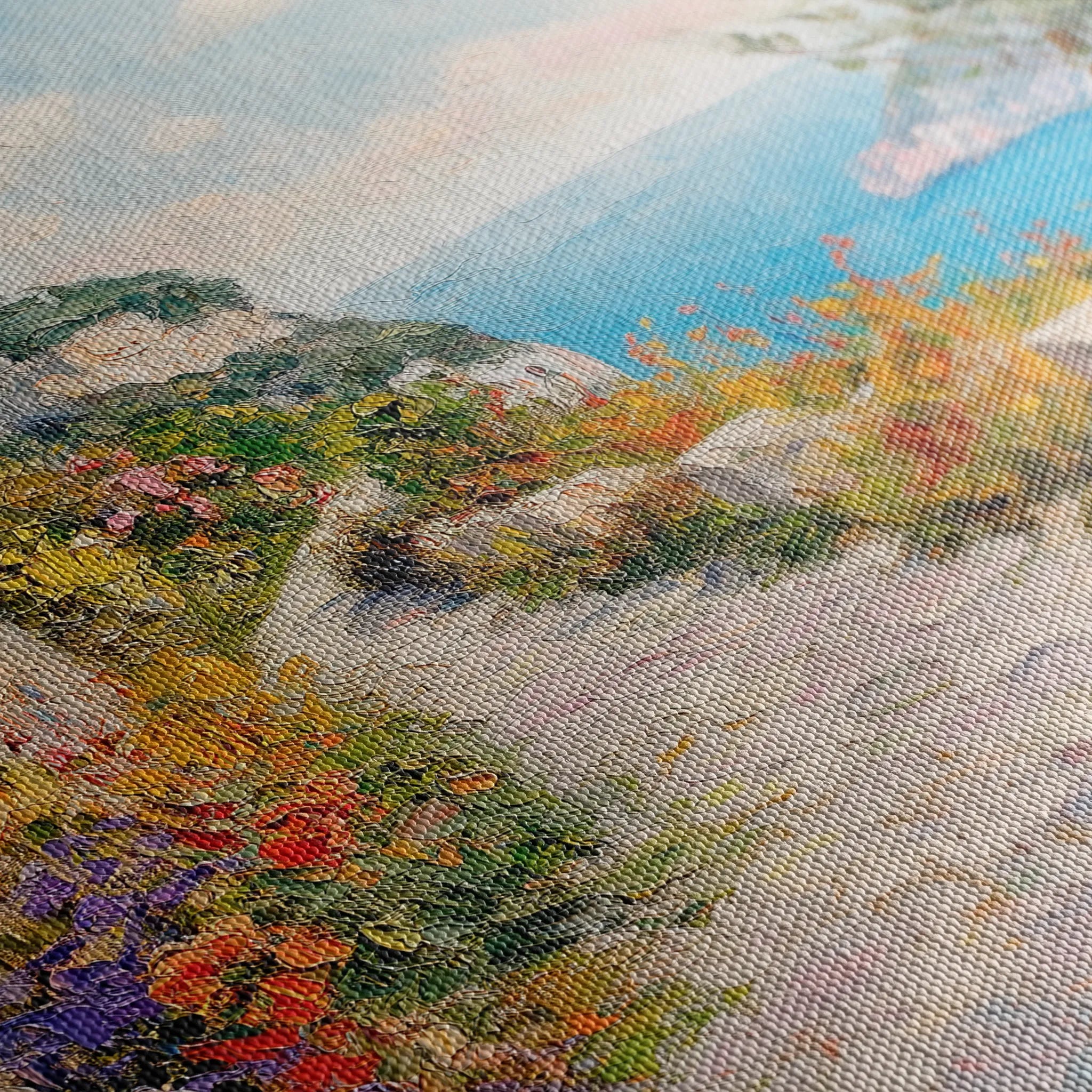 Landscape 243 Canvas Art 18" x 24" / 45 x 60 cm / Black