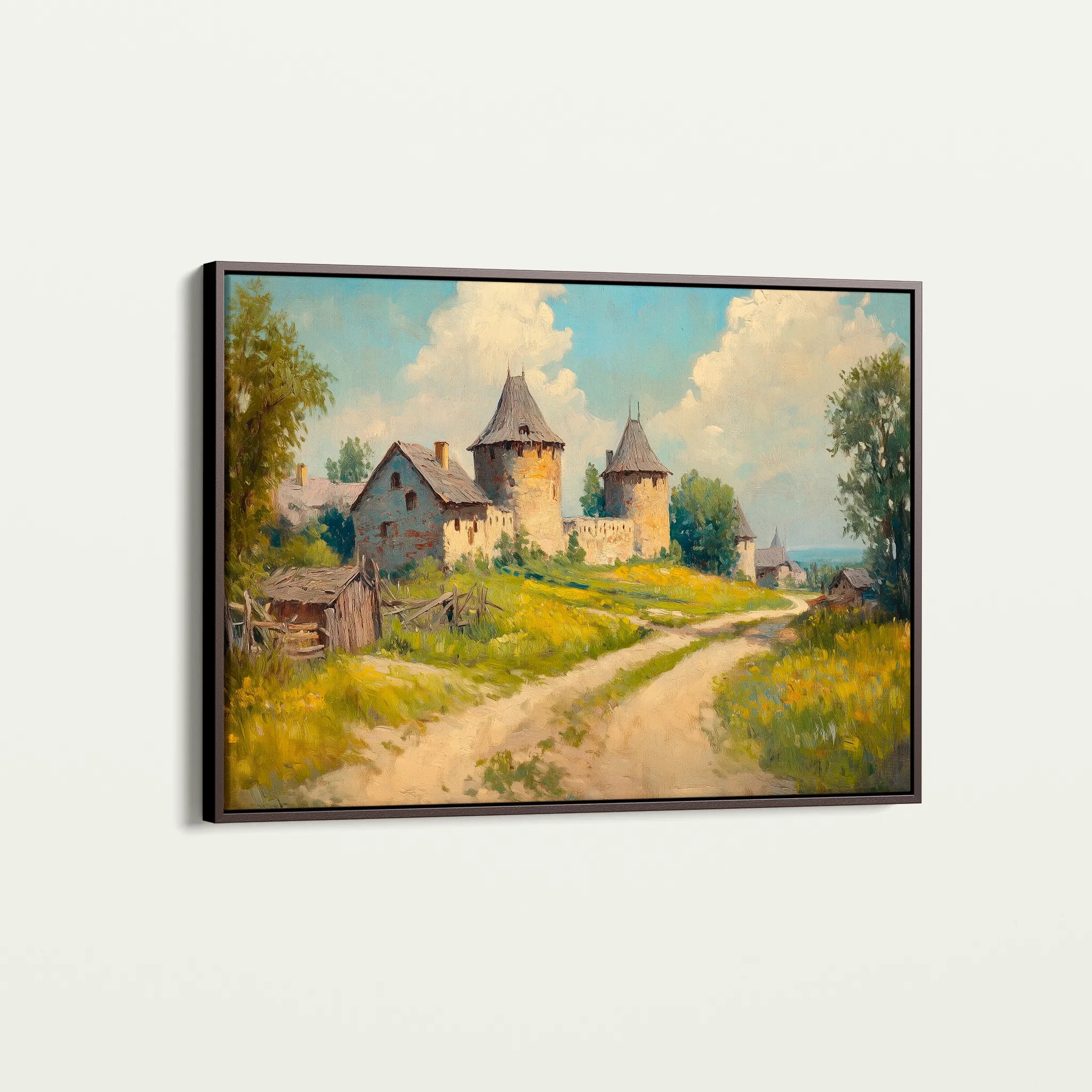 Landscape 244 Canvas Art 18" x 24" / 45 x 60 cm / Black