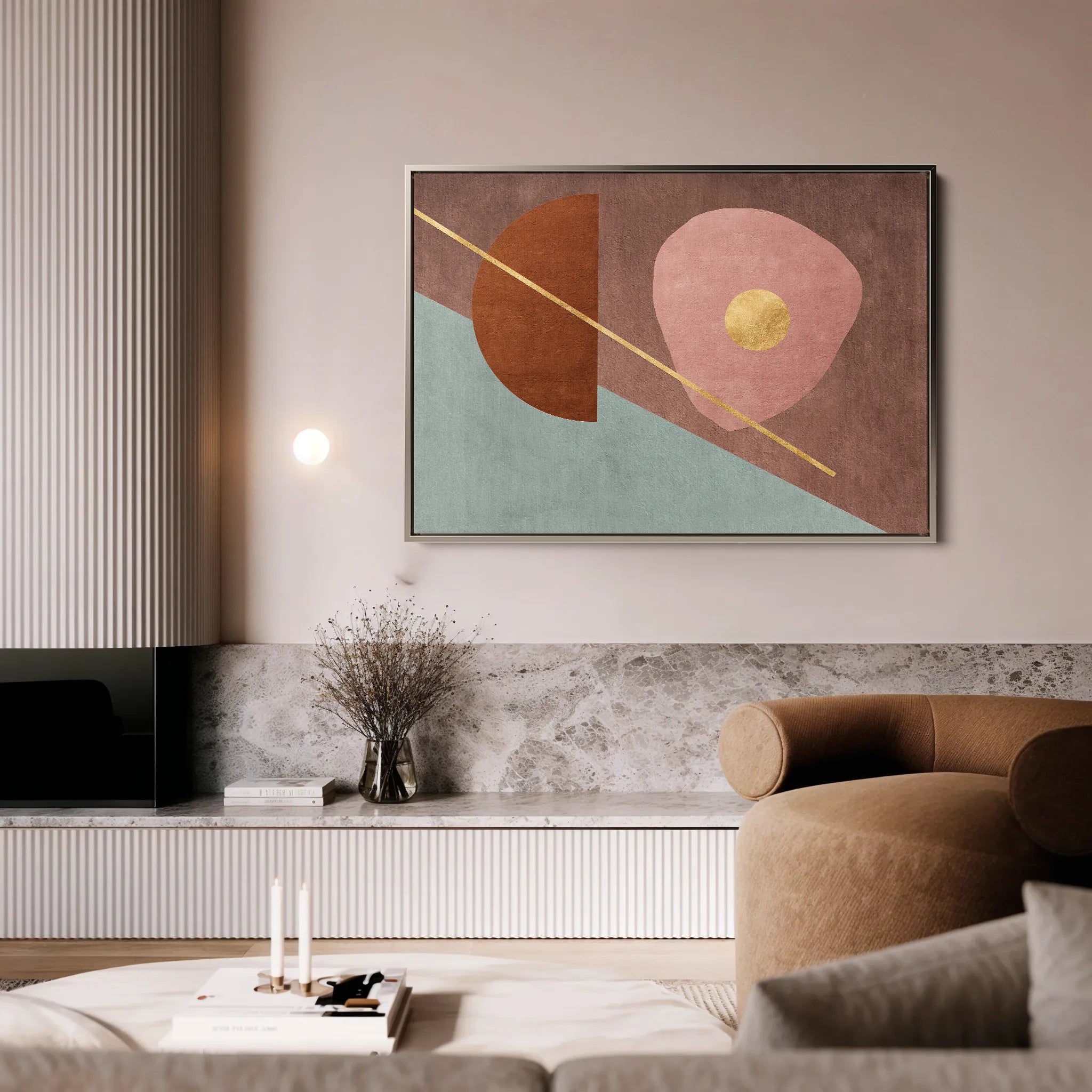 Boho 246 Canvas Art 18" x 24" / 45 x 60 cm / Black