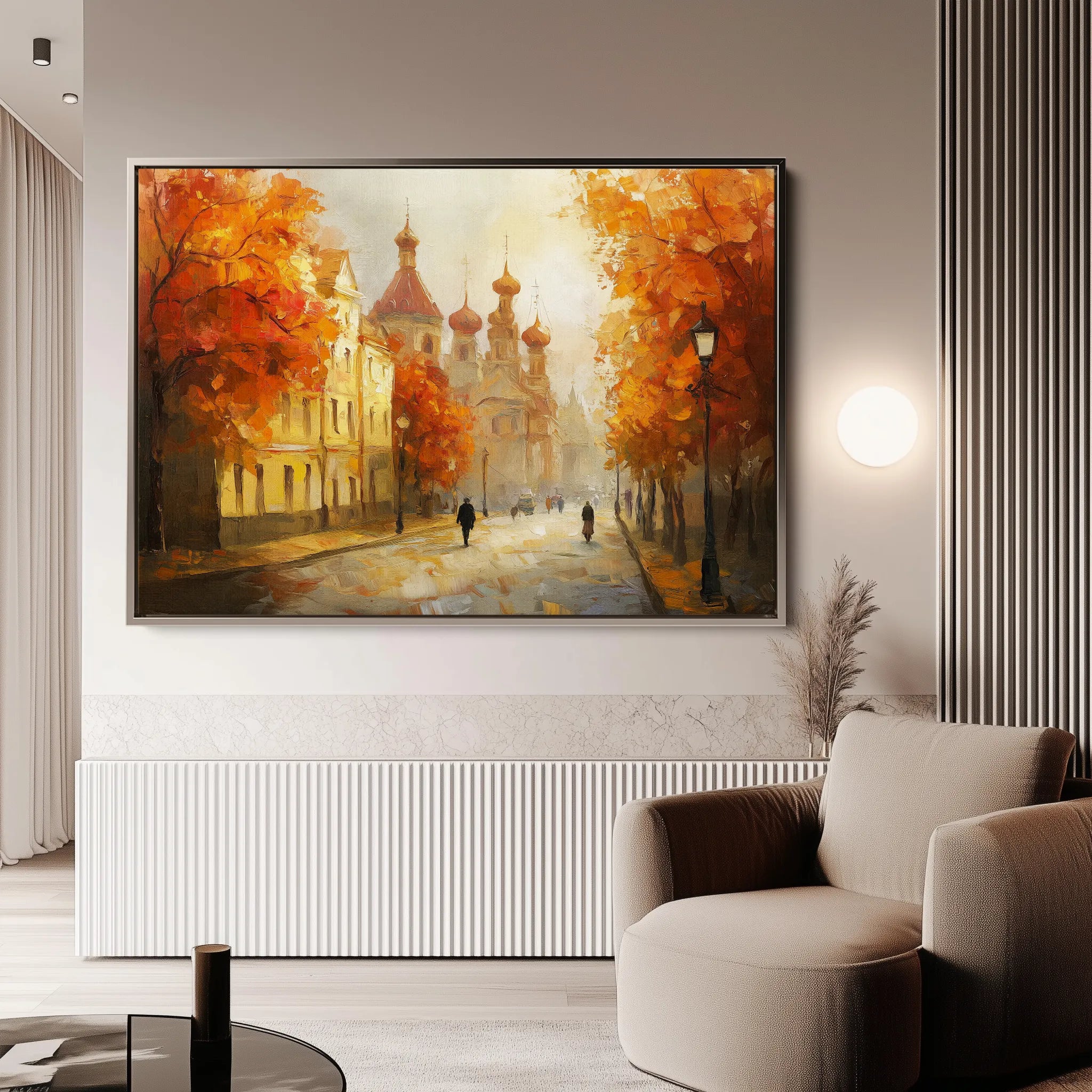 Landscape 248 Canvas Art 18" x 24" / 45 x 60 cm / Black