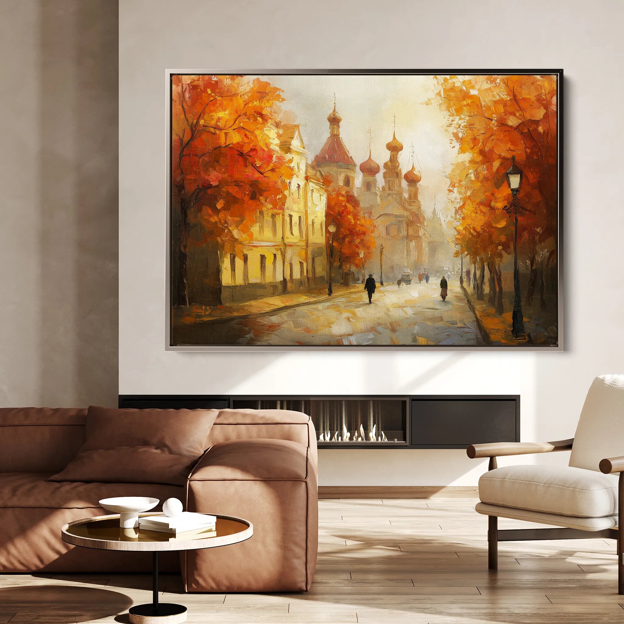 Landscape 248 Canvas Art 18" x 24" / 45 x 60 cm / Black