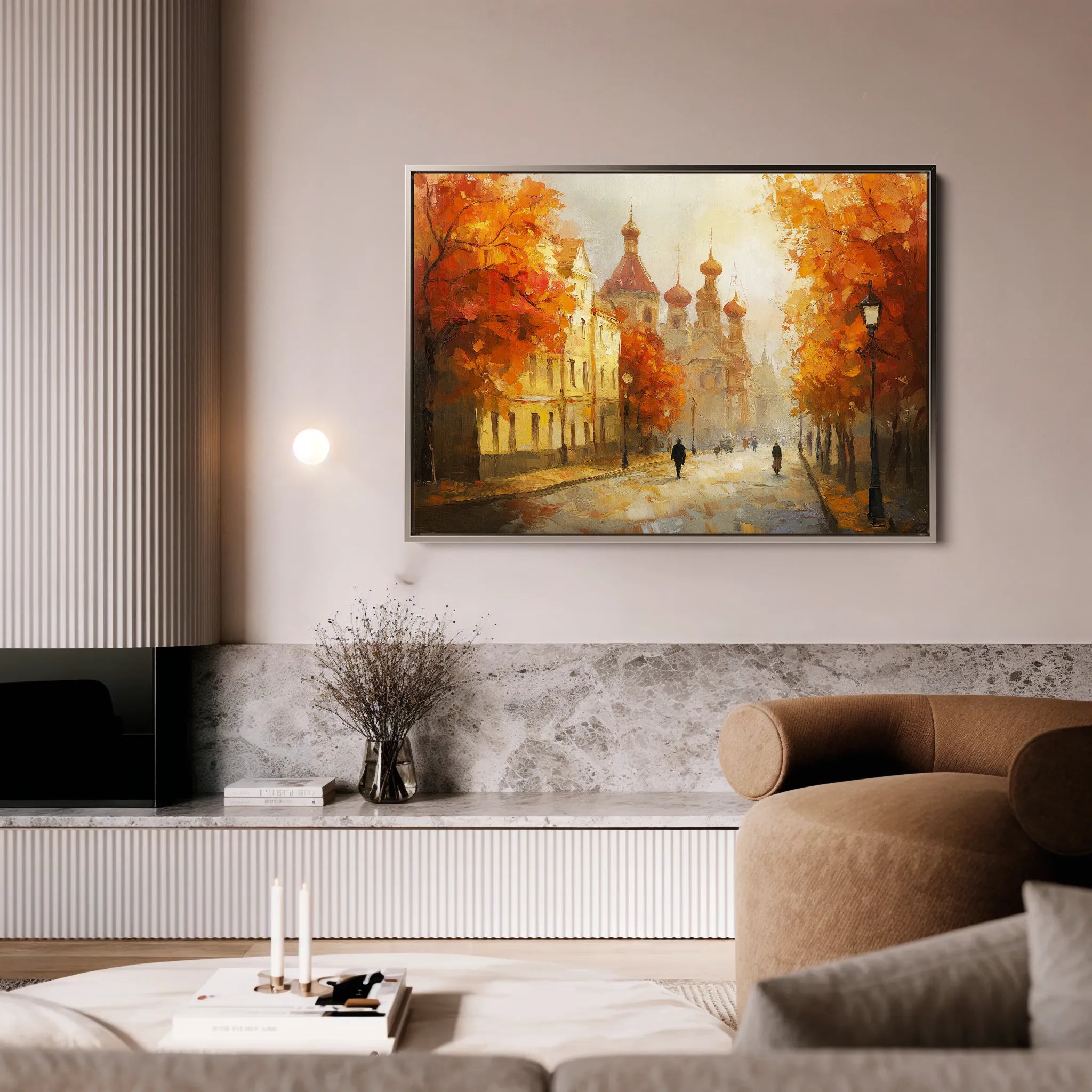 Landscape 248 Canvas Art 18" x 24" / 45 x 60 cm / Black