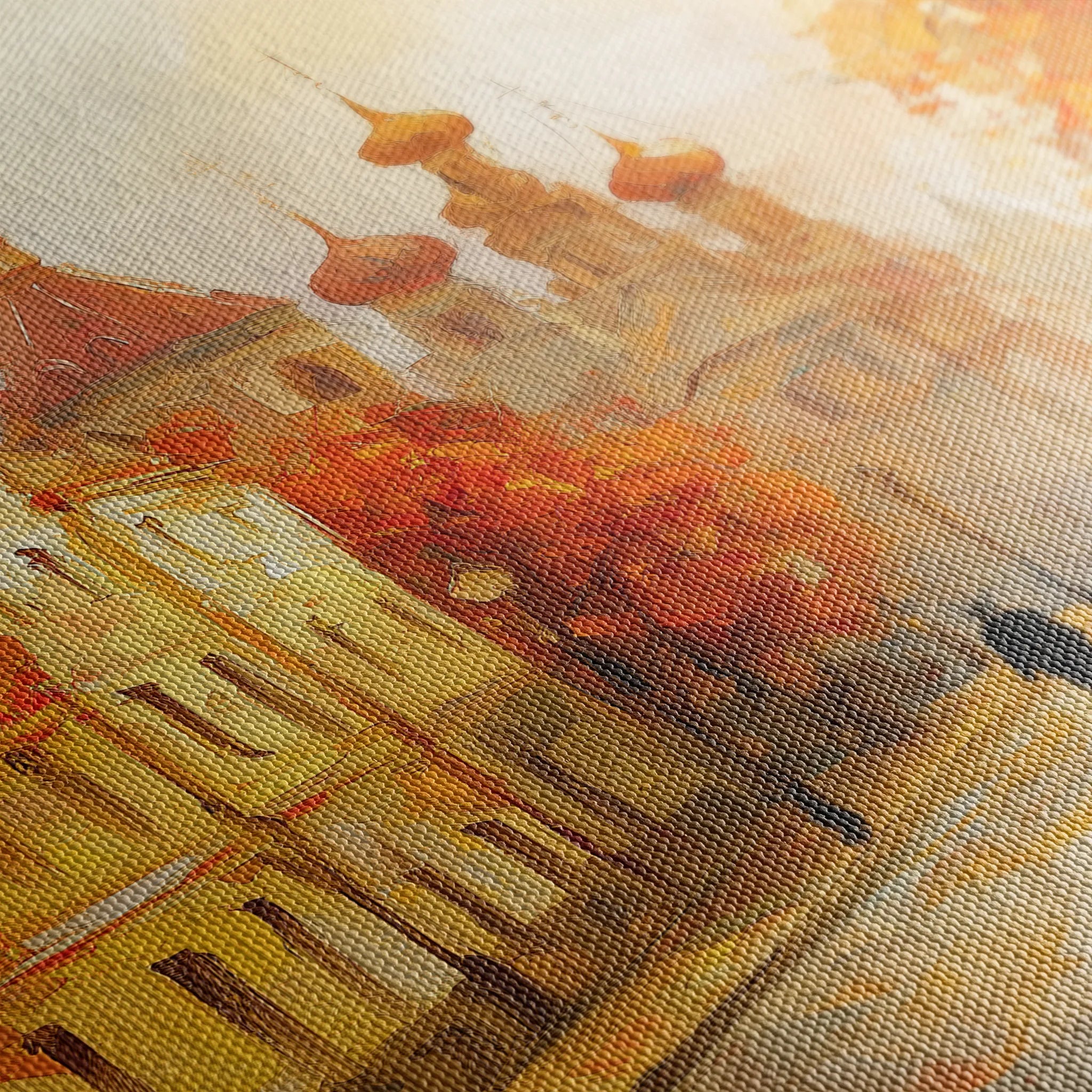 Landscape 248 Canvas Art 18" x 24" / 45 x 60 cm / Black