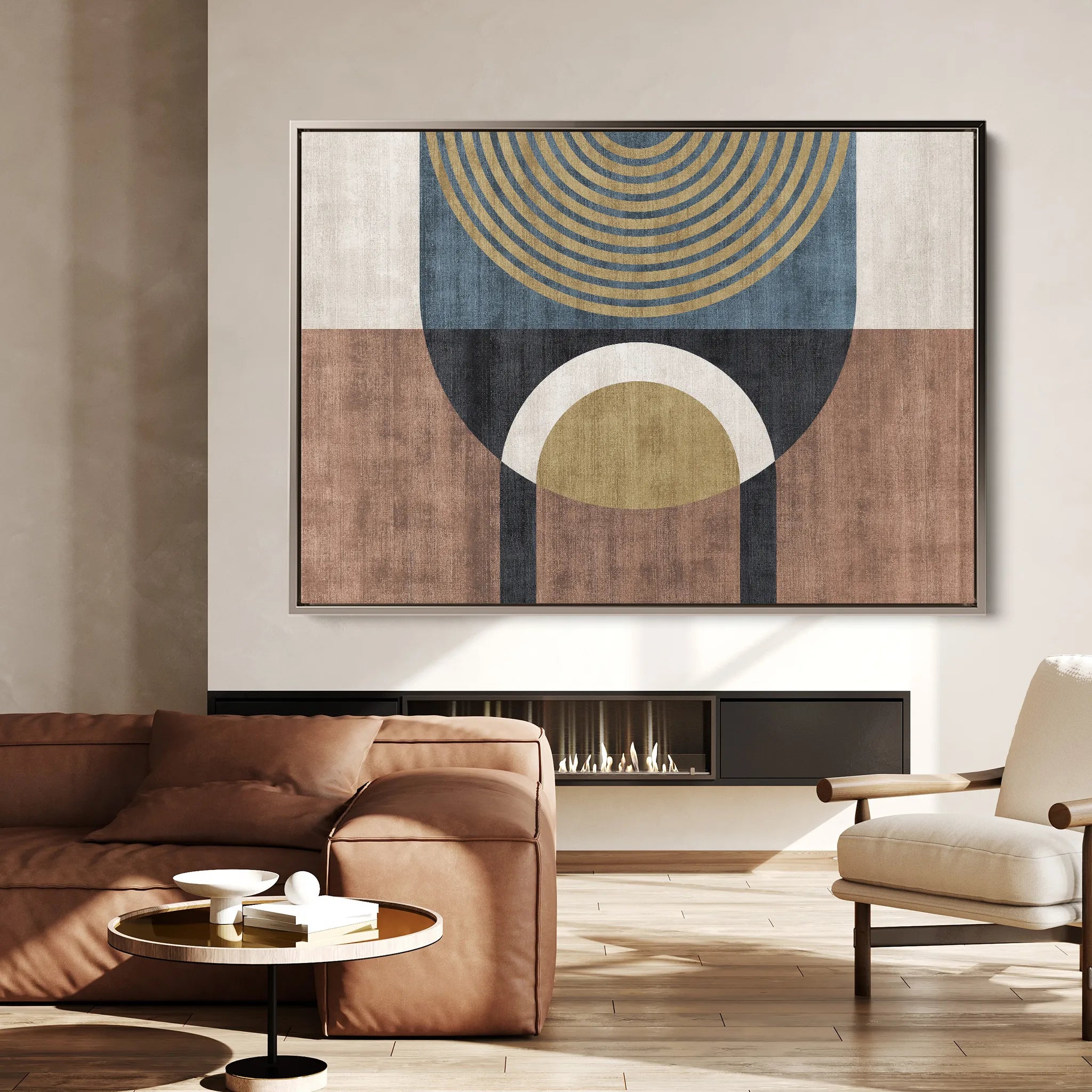 Boho 249 Canvas Art 18" x 24" / 45 x 60 cm / Black