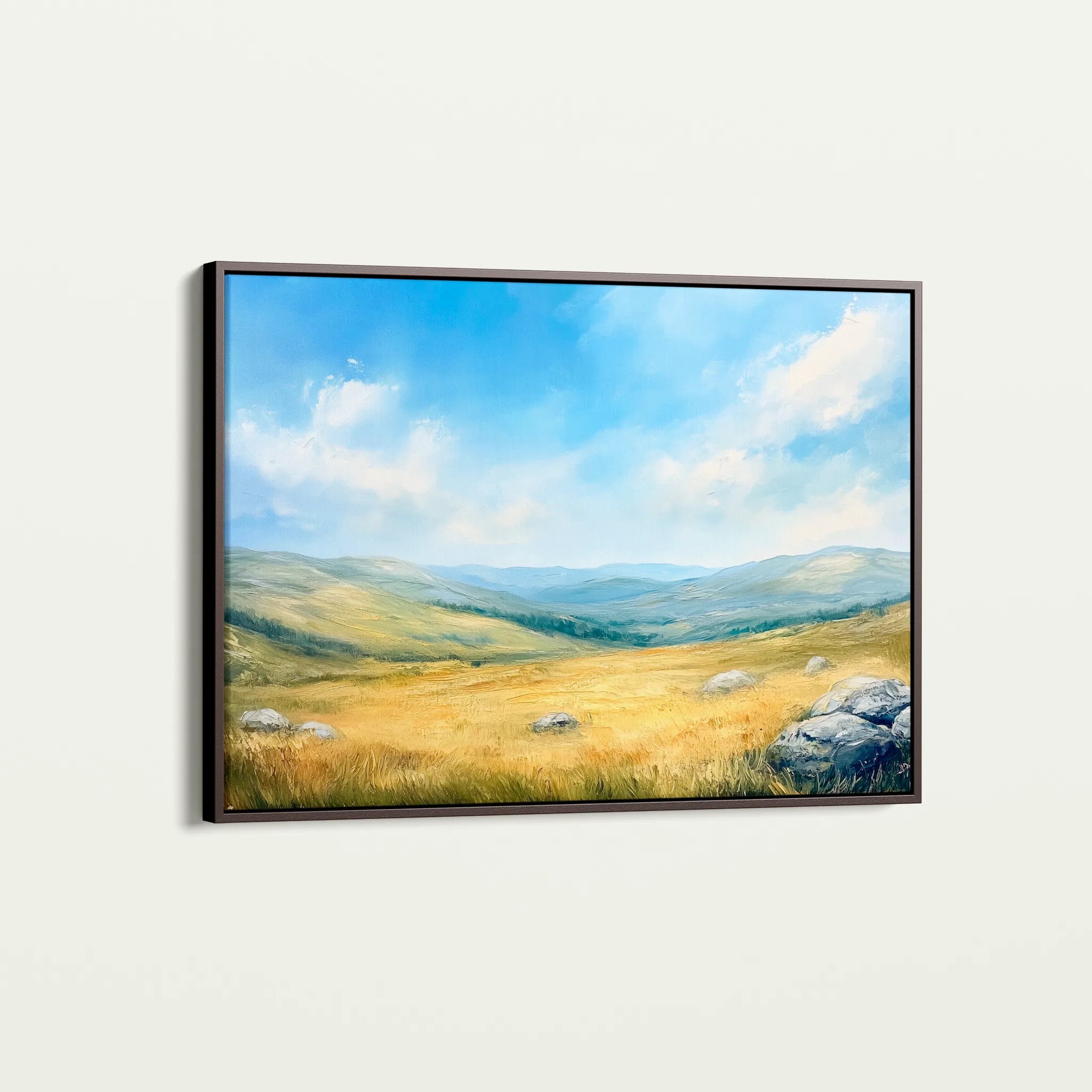 Landscape 249 Canvas Art 18" x 24" / 45 x 60 cm / Black