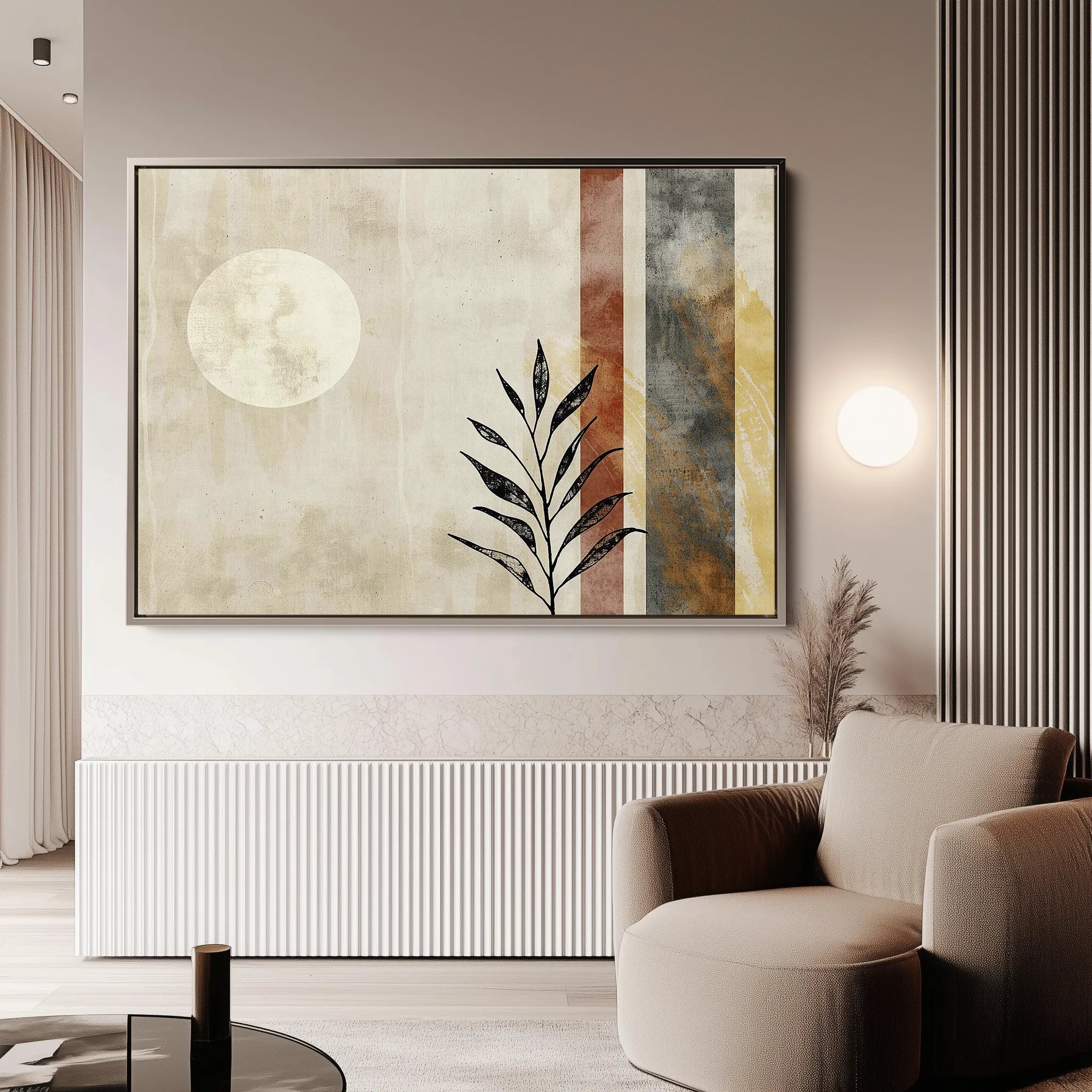 Boho 250 Canvas Art 18" x 24" / 45 x 60 cm / Black