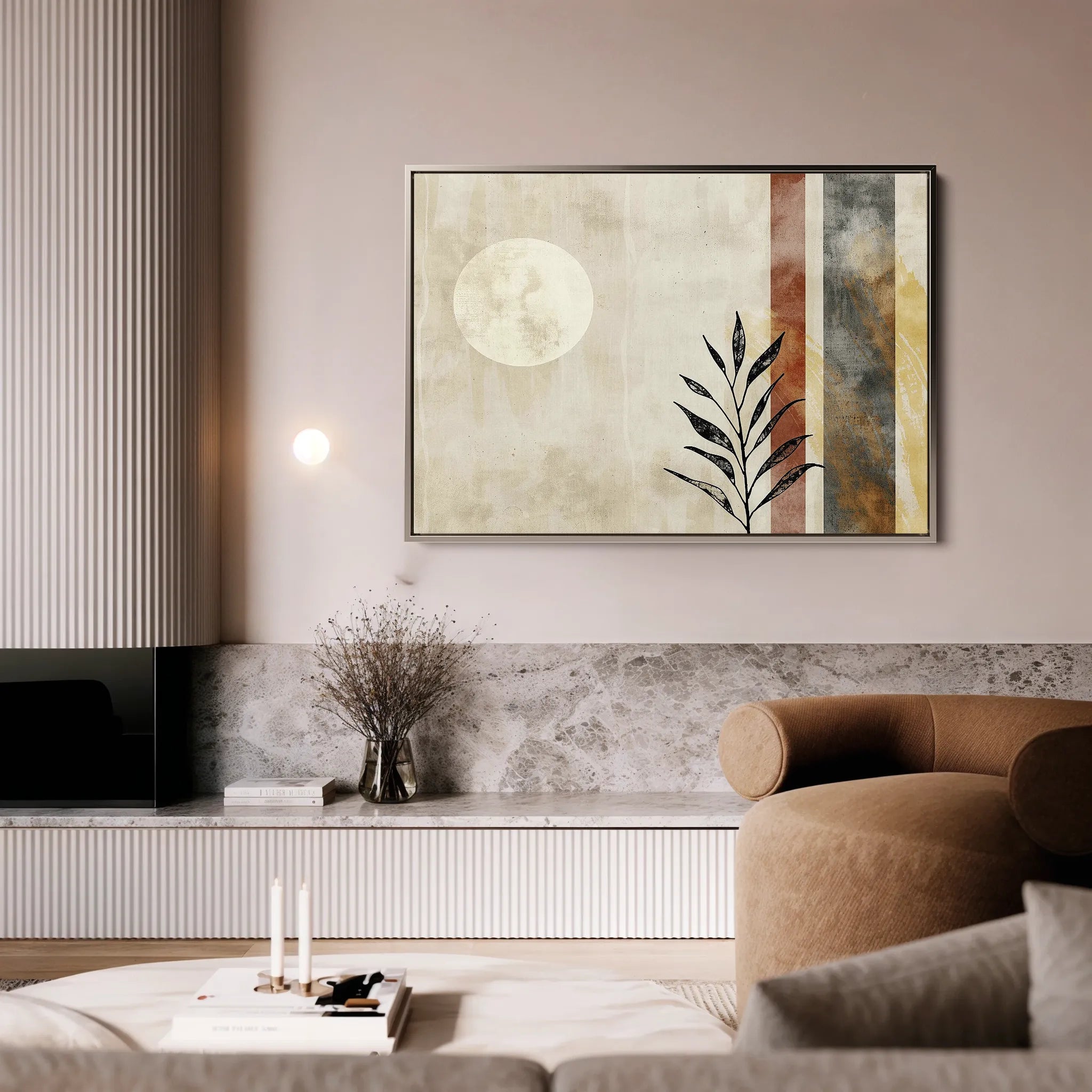 Boho 250 Canvas Art 18" x 24" / 45 x 60 cm / Black