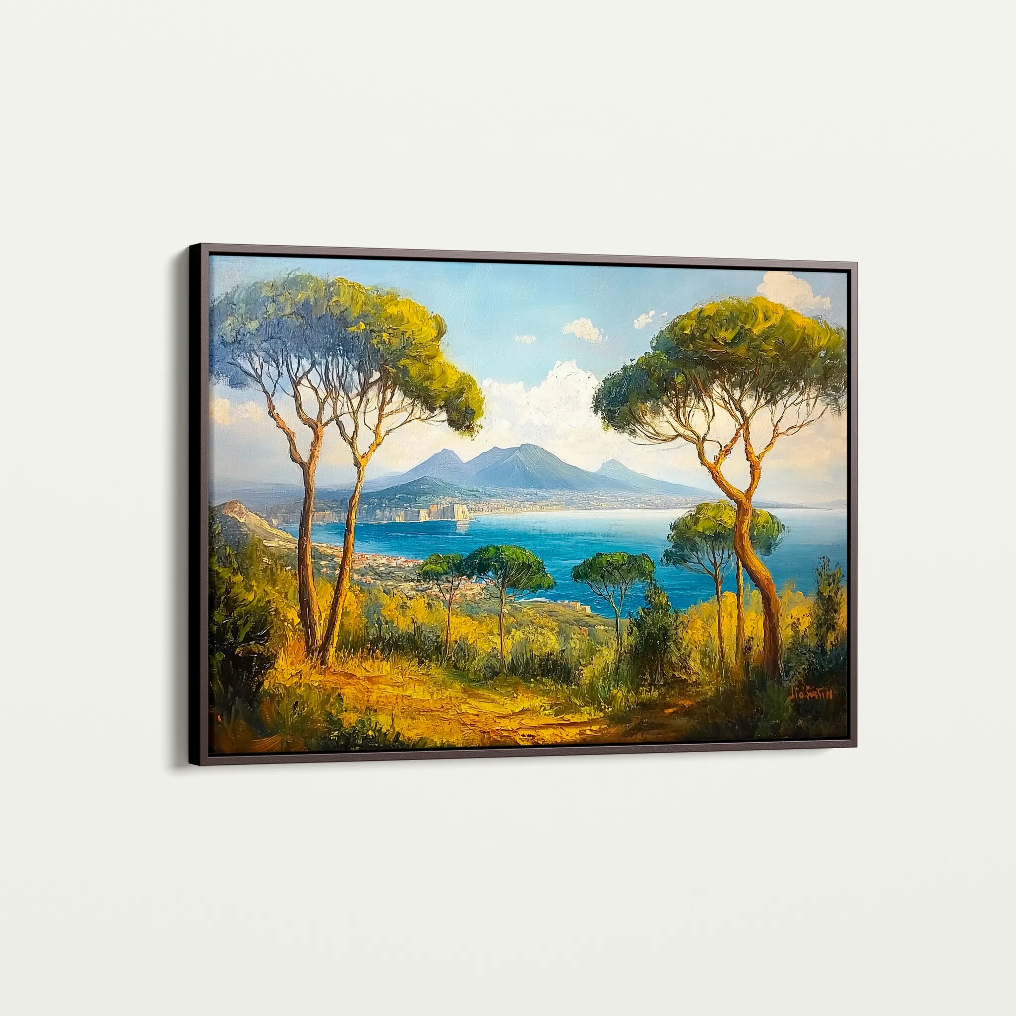Landscape 250 Canvas Art 18" x 24" / 45 x 60 cm / Black