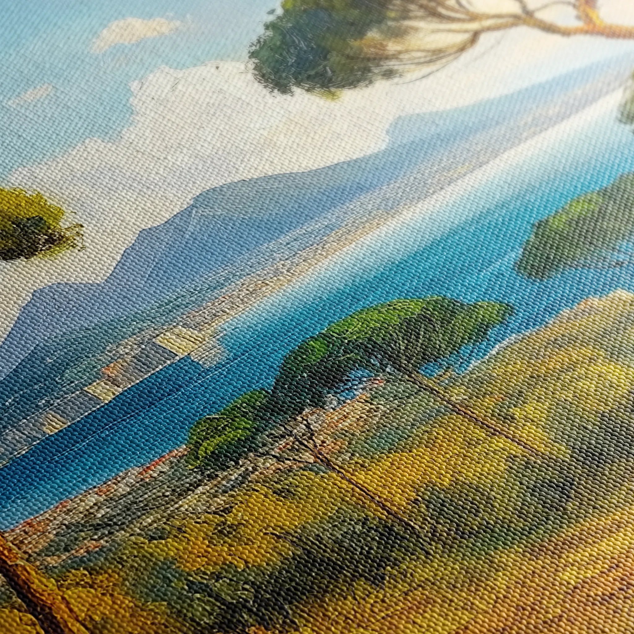 Landscape 250 Canvas Art 18" x 24" / 45 x 60 cm / Black