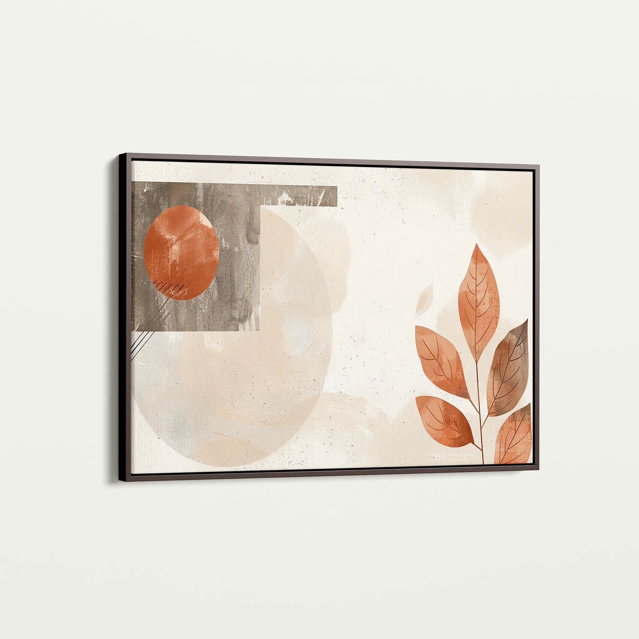 Boho 251 Canvas Art 18" x 24" / 45 x 60 cm / Black