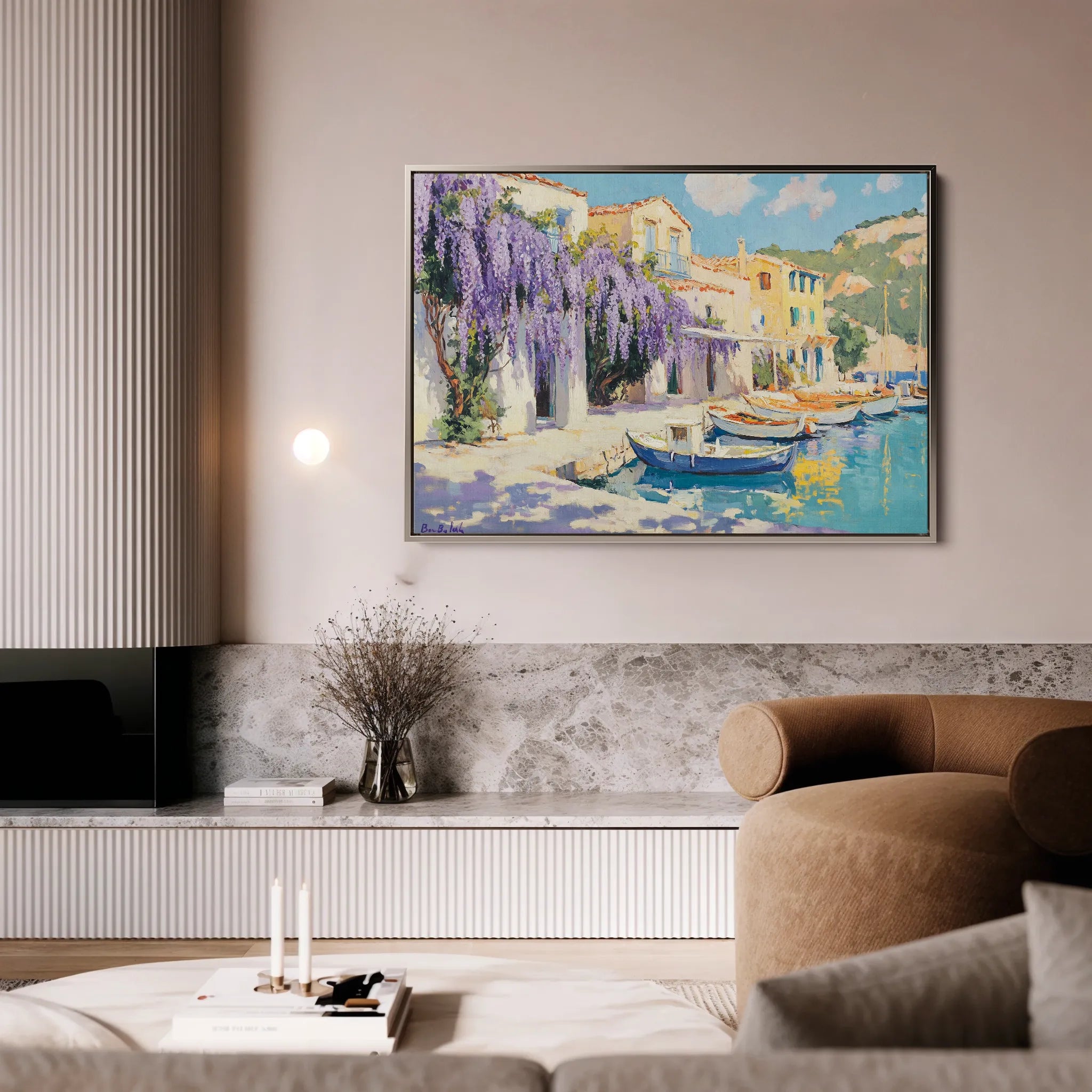 Landscape 251 Canvas Art 18" x 24" / 45 x 60 cm / Black