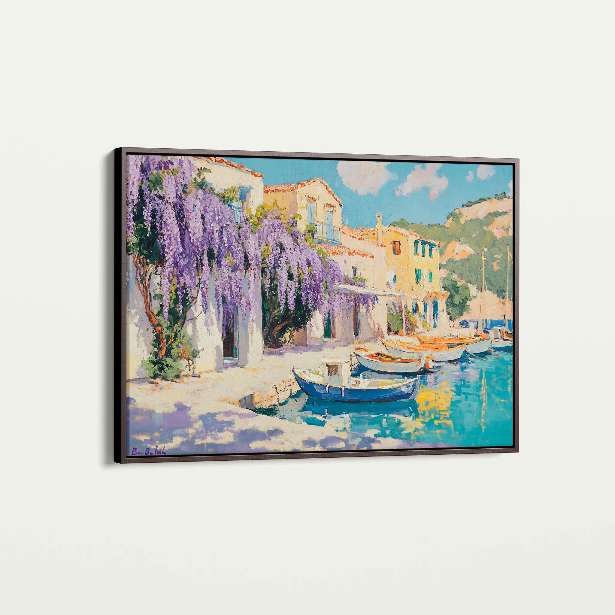 Landscape 251 Canvas Art 18" x 24" / 45 x 60 cm / Black