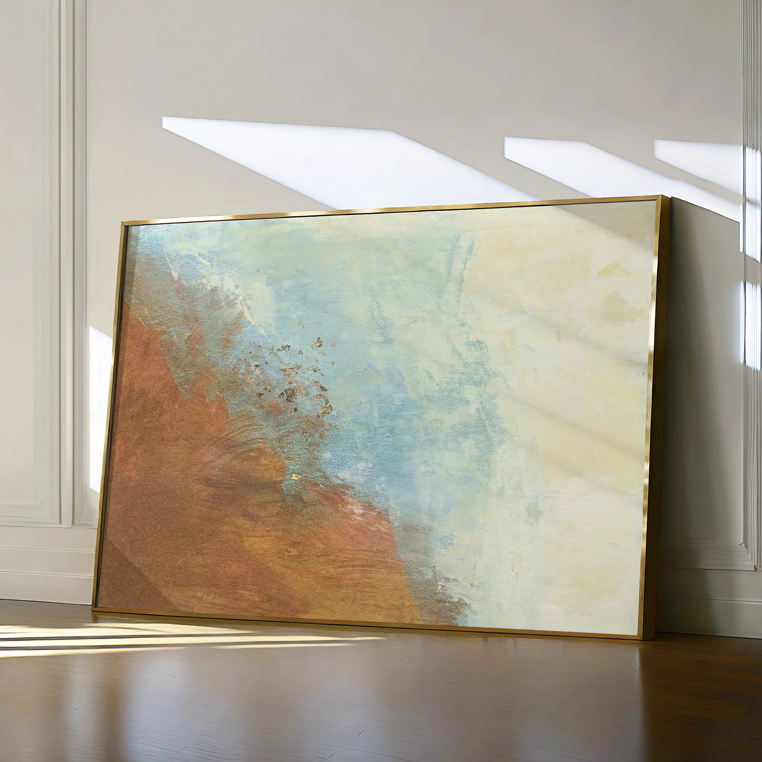Abstract 253 Canvas Art 18" x 24" / 45 x 60 cm / Black