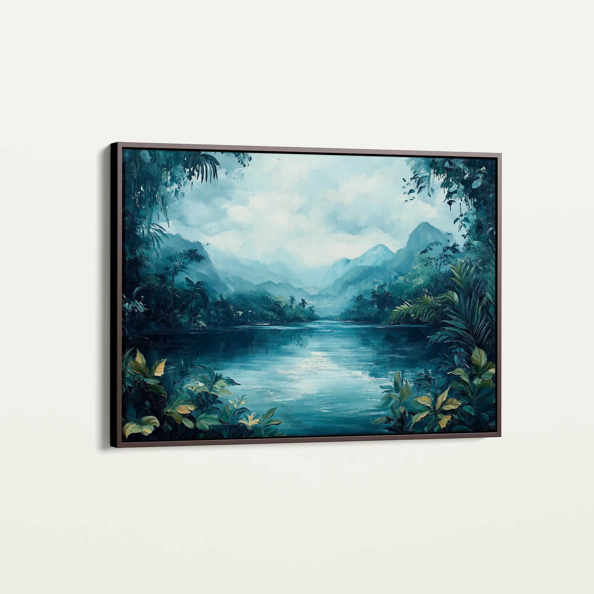 Landscape 255 Canvas Art 18" x 24" / 45 x 60 cm / Black