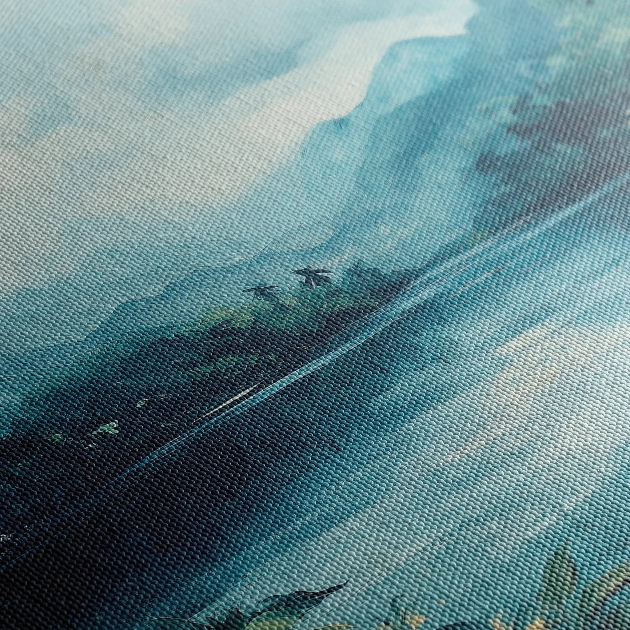 Landscape 255 Canvas Art 18" x 24" / 45 x 60 cm / Black