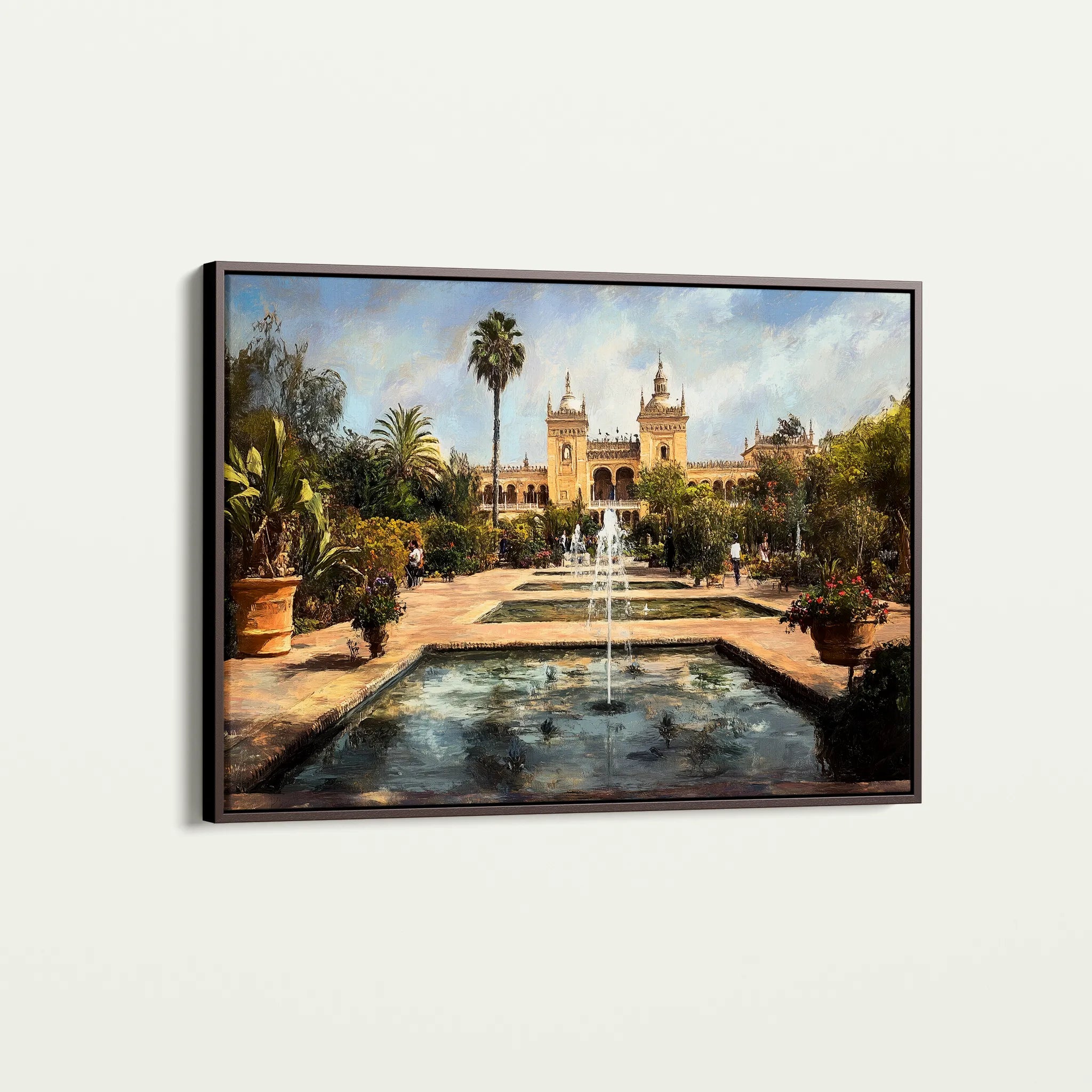 Landscape 256 Canvas Art 18" x 24" / 45 x 60 cm / Black