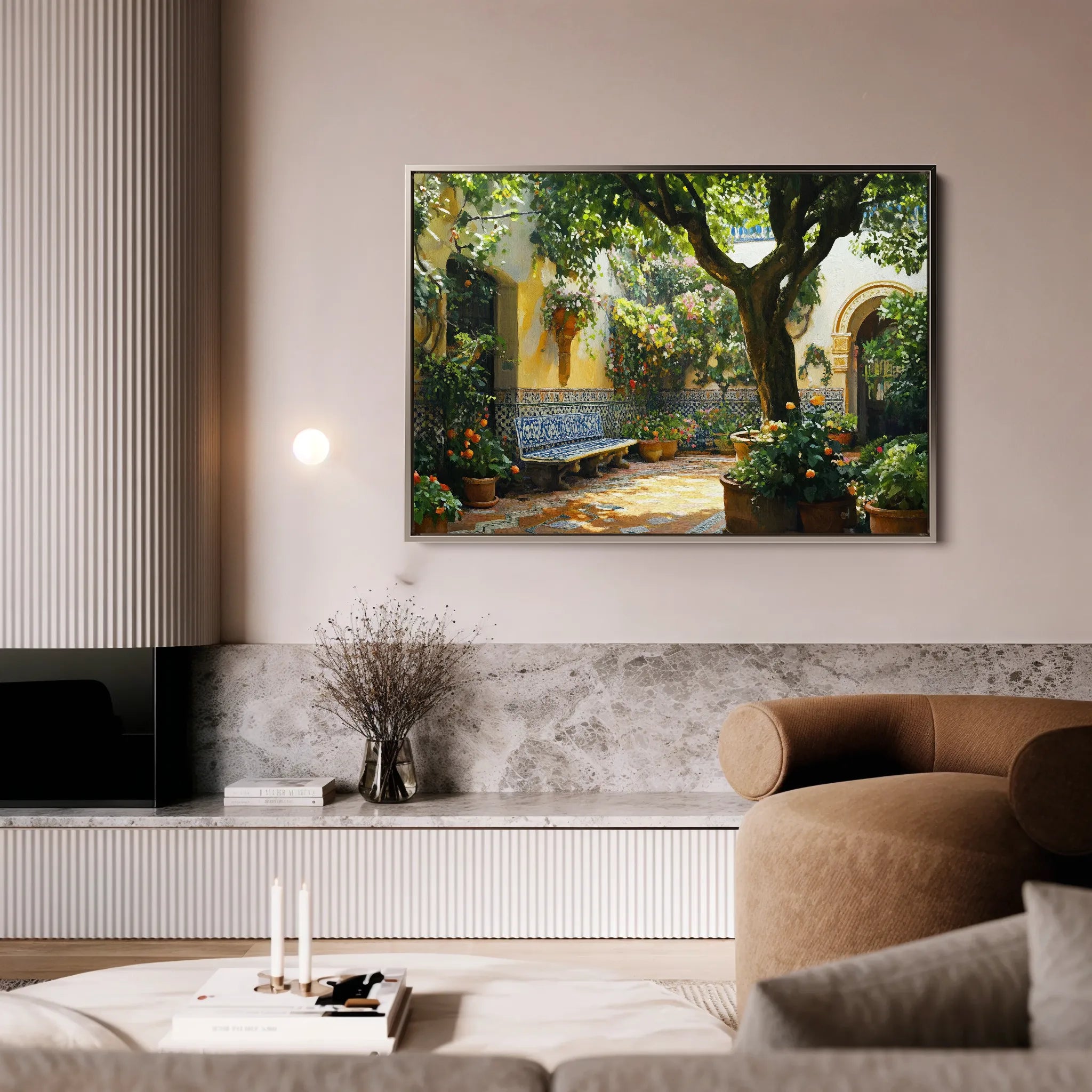 Landscape 257 Canvas Art 18" x 24" / 45 x 60 cm / Black