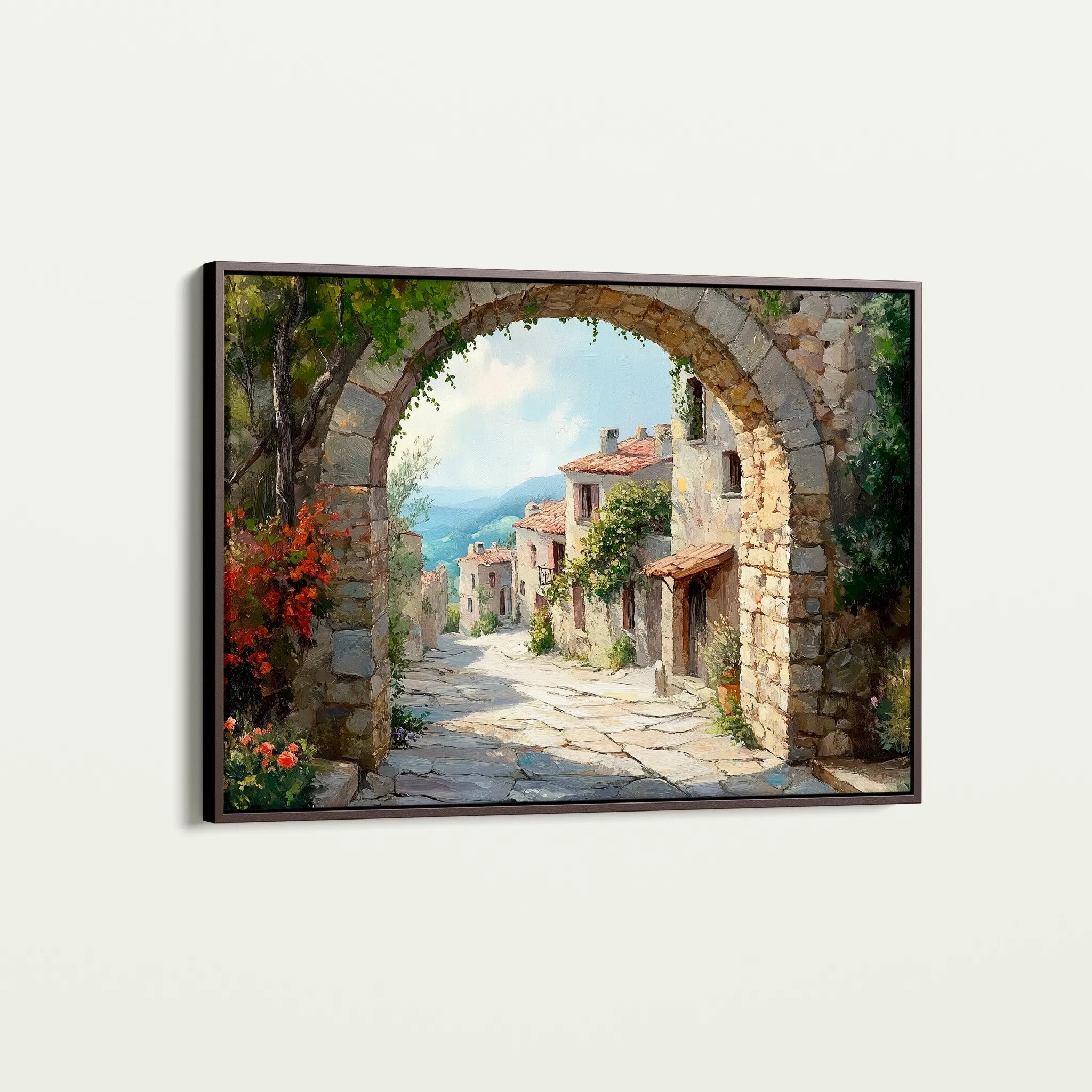 Landscape 258 Canvas Art 18" x 24" / 45 x 60 cm / Black