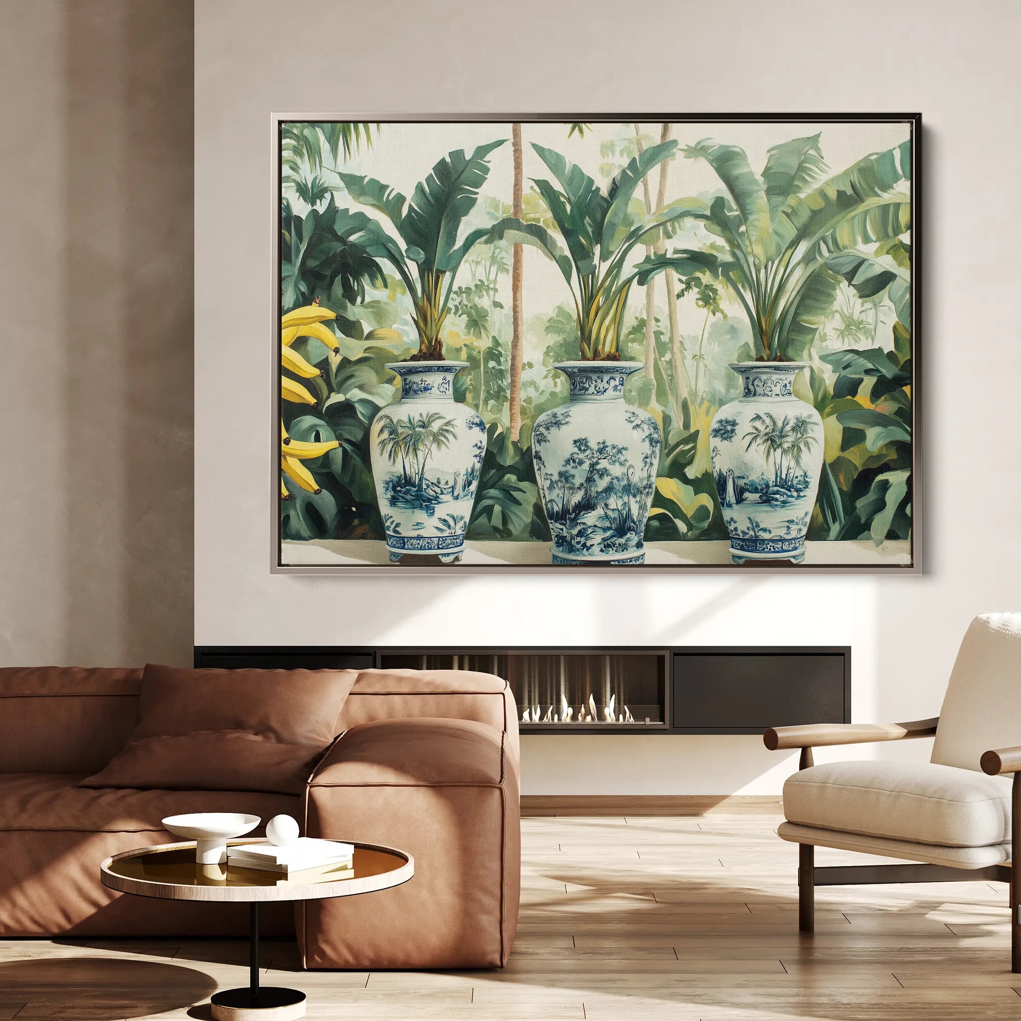 Landscape 260 Canvas Art 18" x 24" / 45 x 60 cm / Black