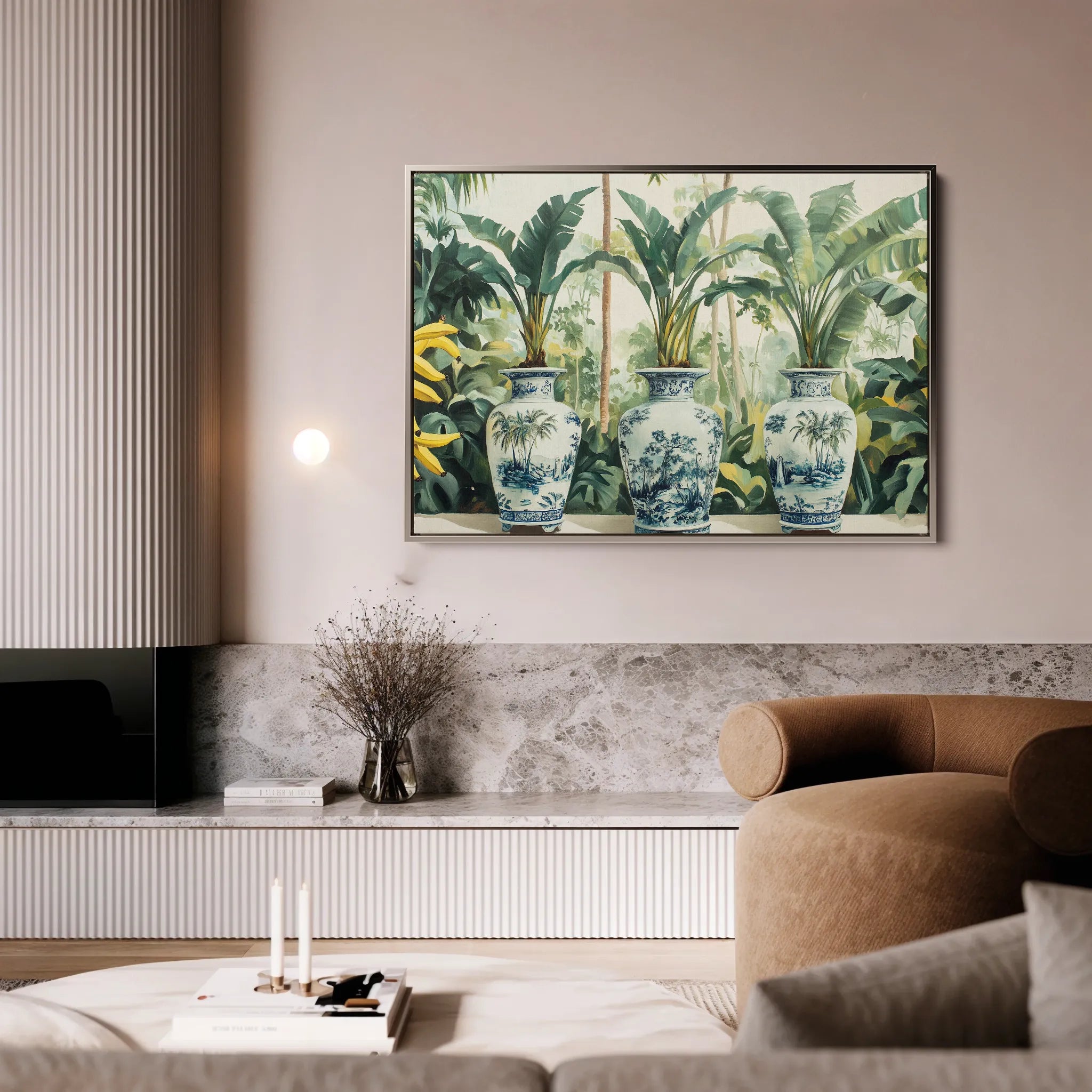 Landscape 260 Canvas Art 18" x 24" / 45 x 60 cm / Black