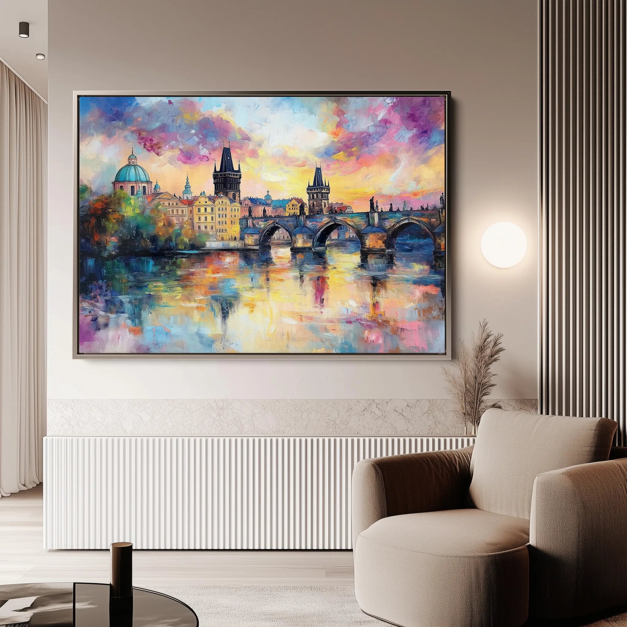 Landscape 261 Canvas Art 18" x 24" / 45 x 60 cm / Black