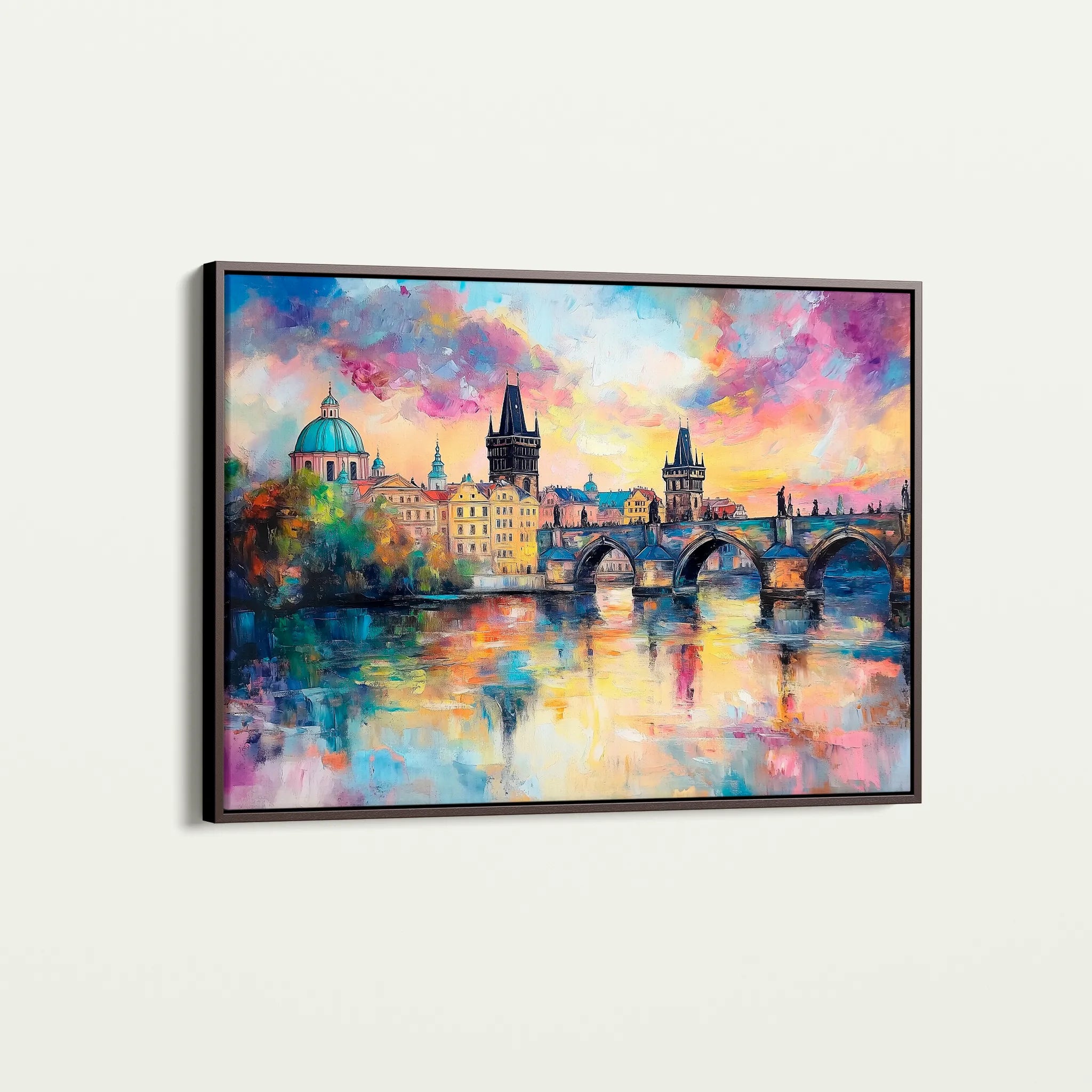 Landscape 261 Canvas Art 18" x 24" / 45 x 60 cm / Black