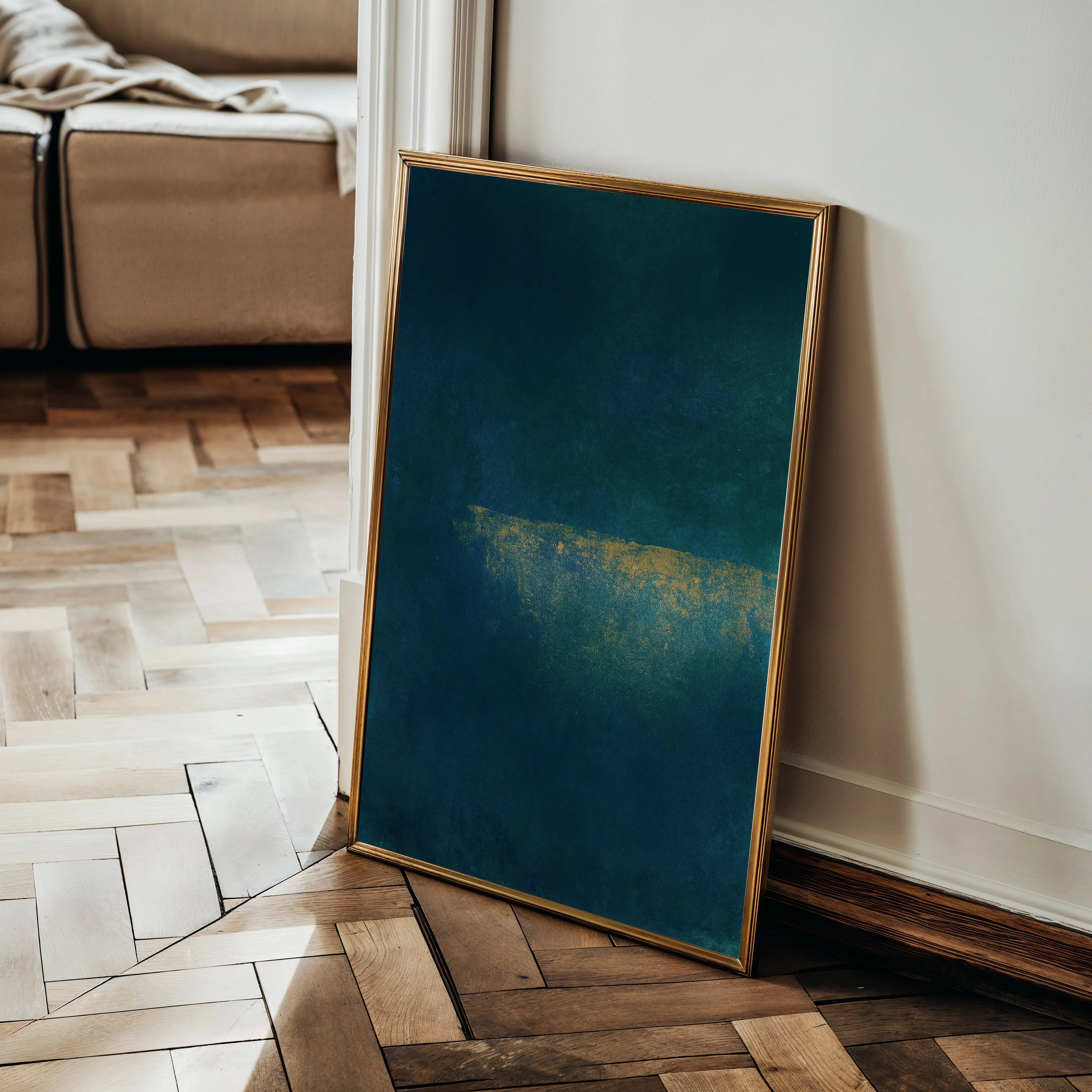 Abstract 263 Canvas Art 18" x 24" / 45 x 60 cm / Black