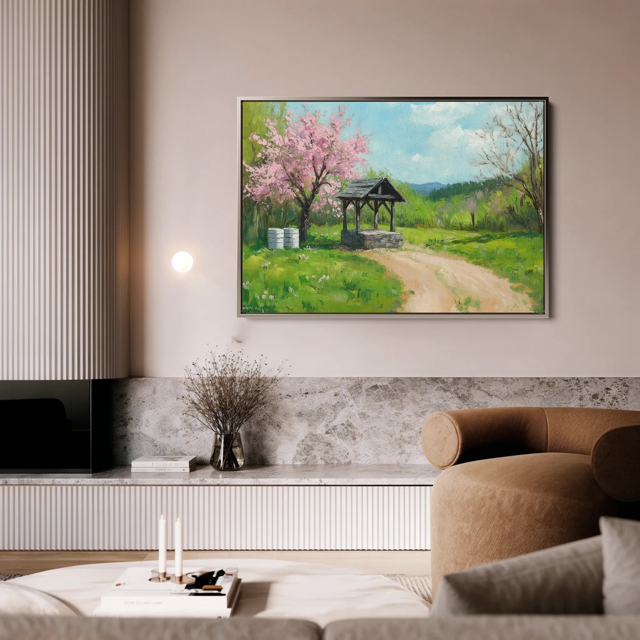 Landscape 265 Canvas Art 18" x 24" / 45 x 60 cm / Black