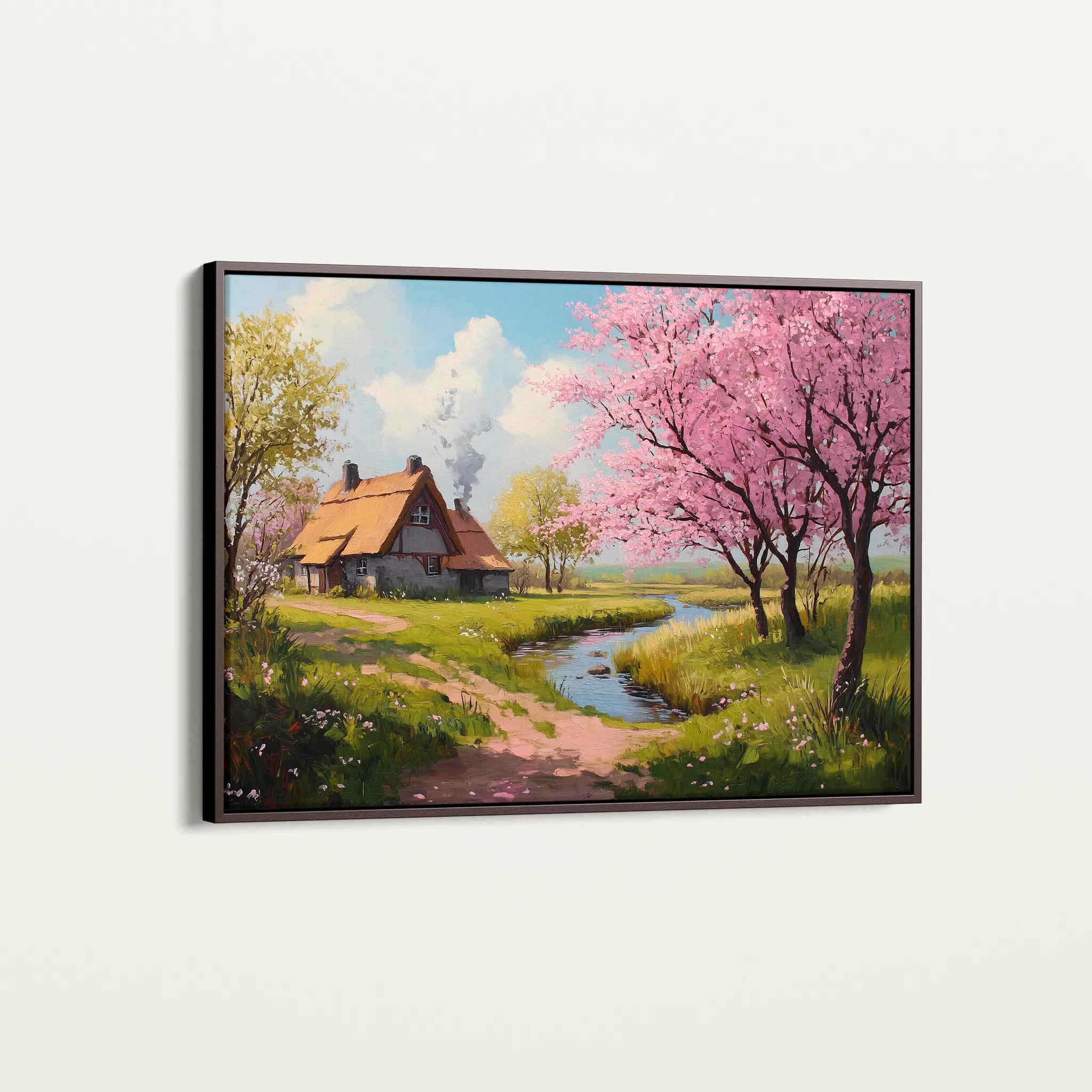 Landscape 267 Canvas Art 18" x 24" / 45 x 60 cm / Black