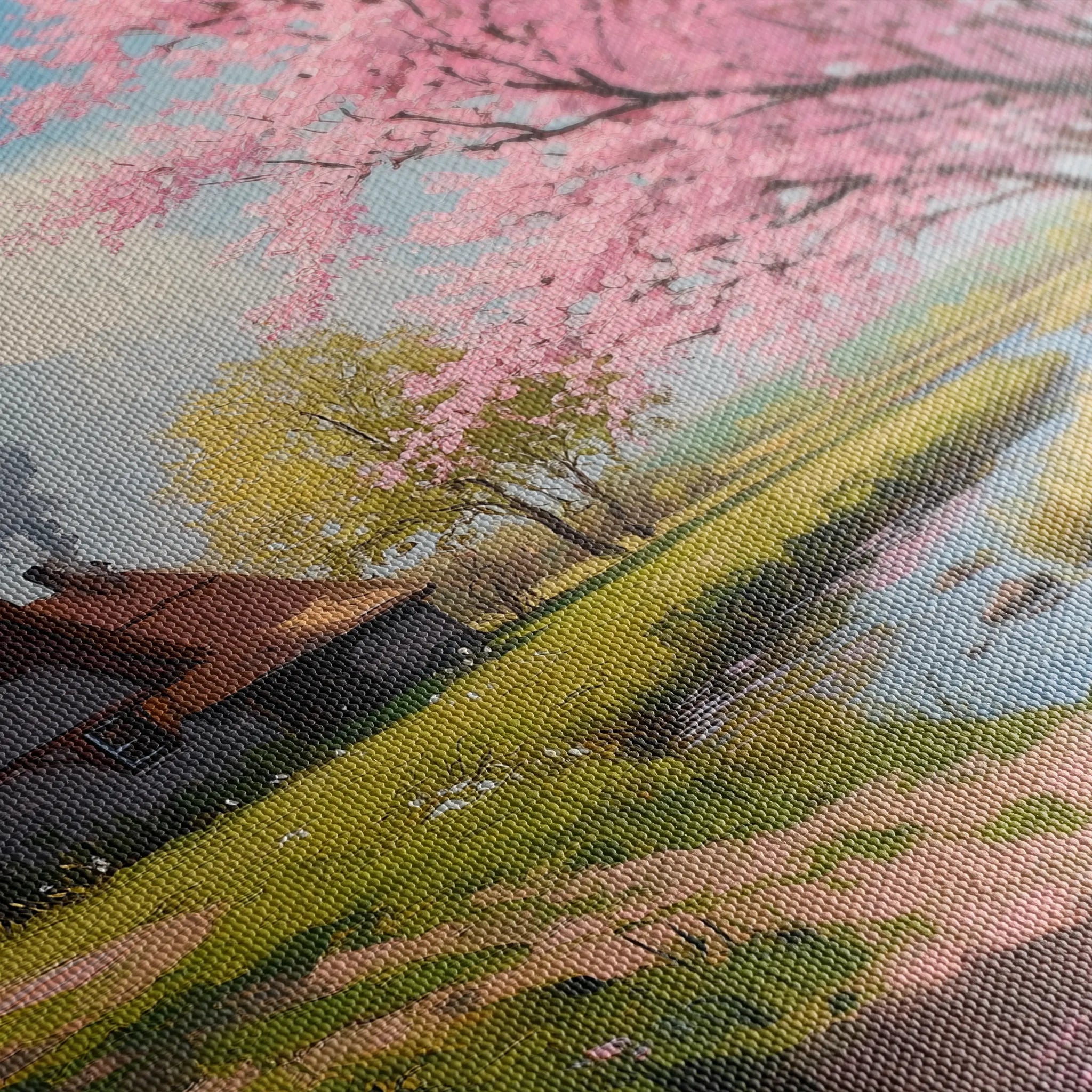 Landscape 267 Canvas Art 18" x 24" / 45 x 60 cm / Black