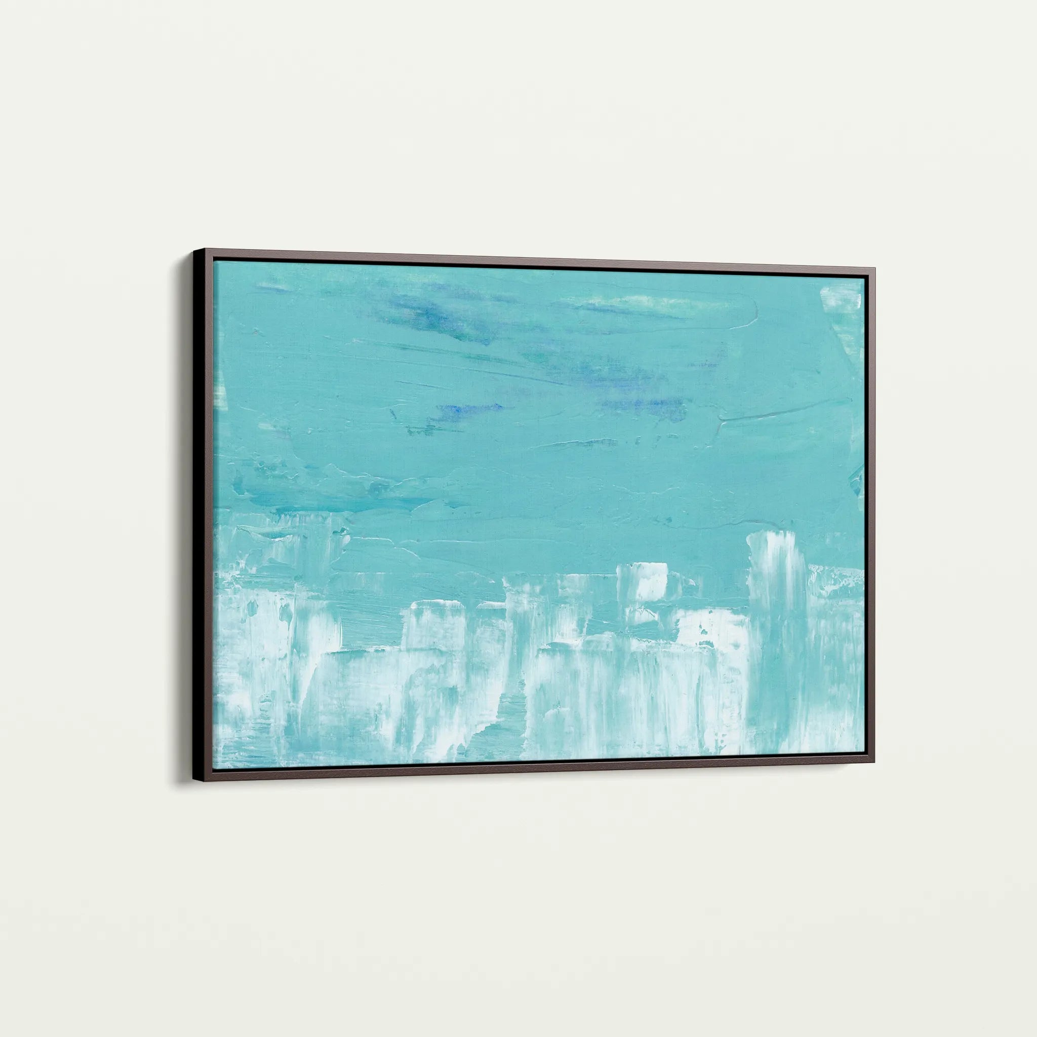 Abstract 268 Canvas Art 18" x 24" / 45 x 60 cm / Black