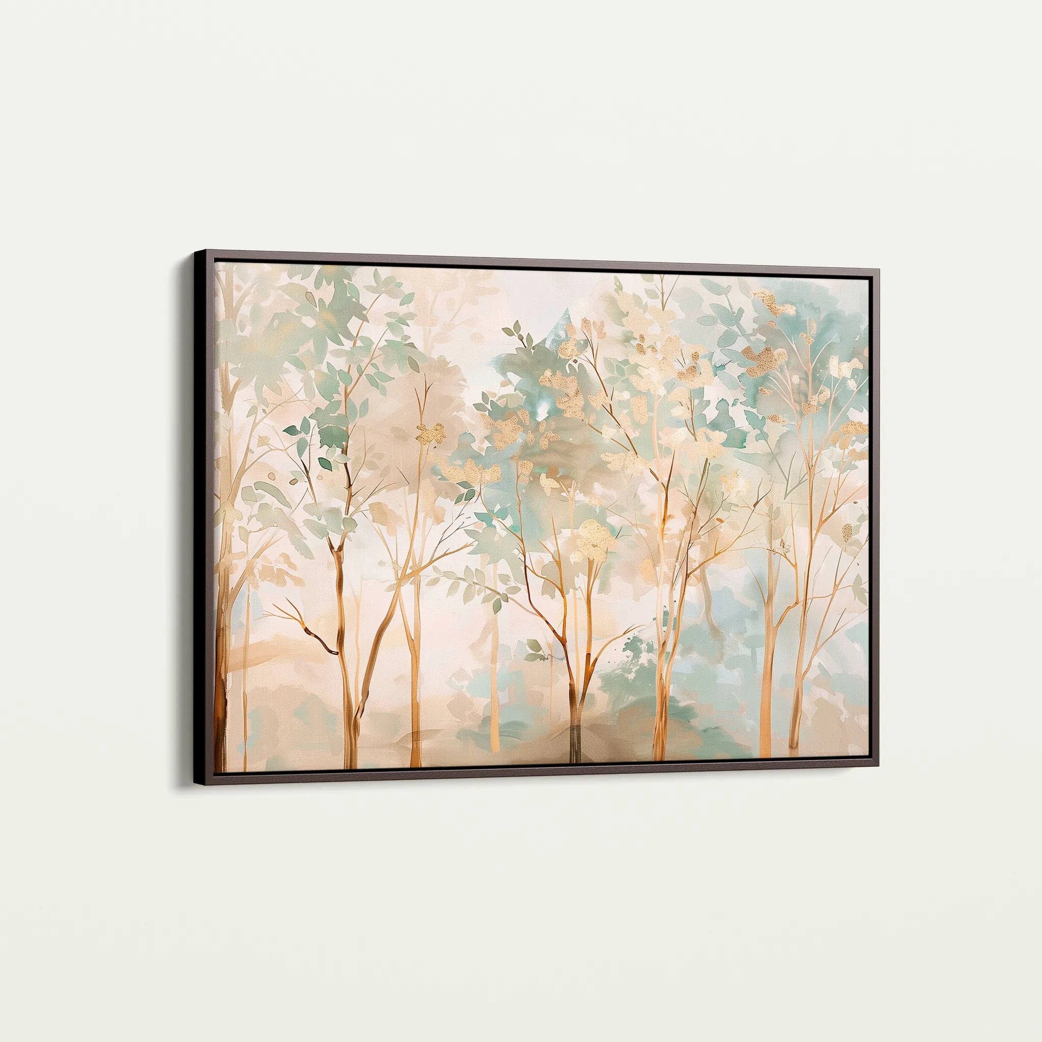 Floral 269 Canvas Art 18" x 24" / 45 x 60 cm / Black