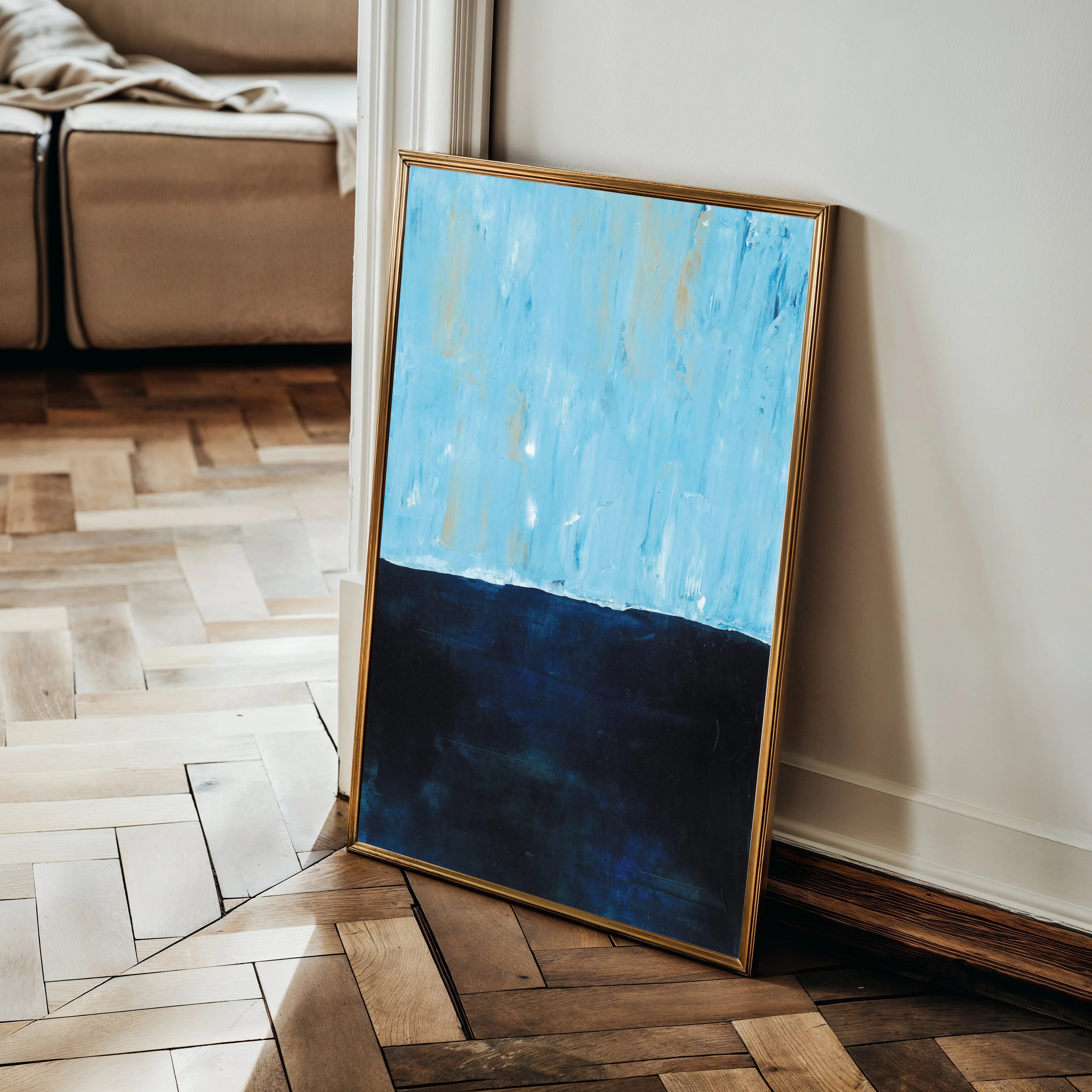 Abstract 270 Canvas Art 18" x 24" / 45 x 60 cm / Black