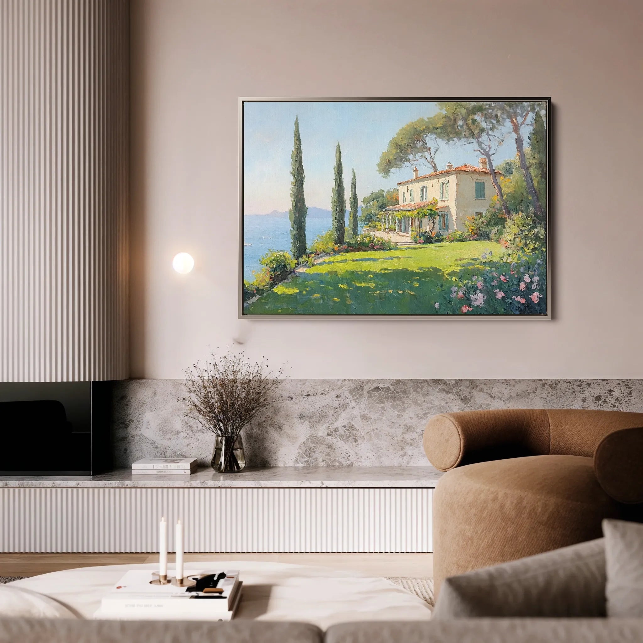 Landscape 271 Canvas Art 18" x 24" / 45 x 60 cm / Black