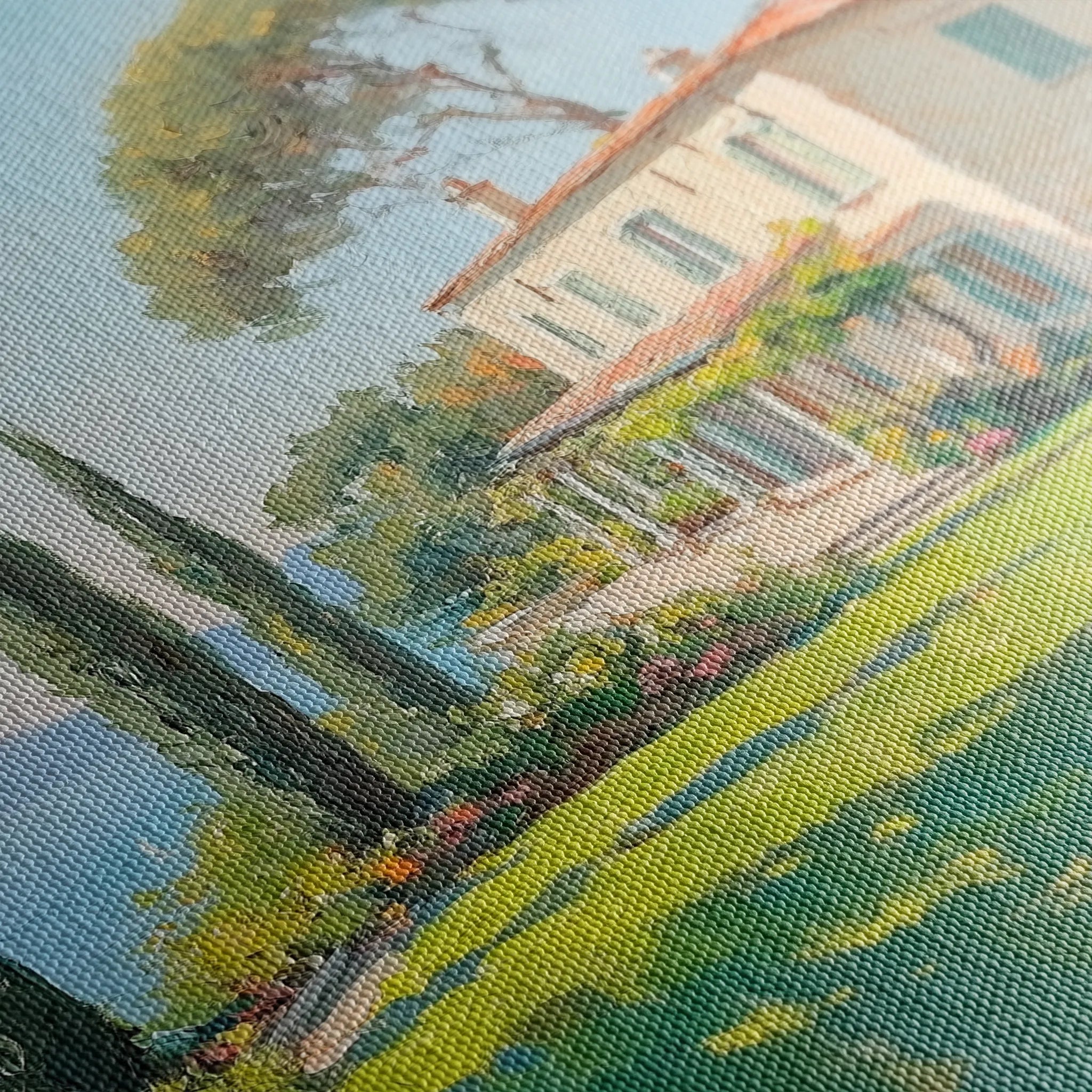 Landscape 271 Canvas Art 18" x 24" / 45 x 60 cm / Black