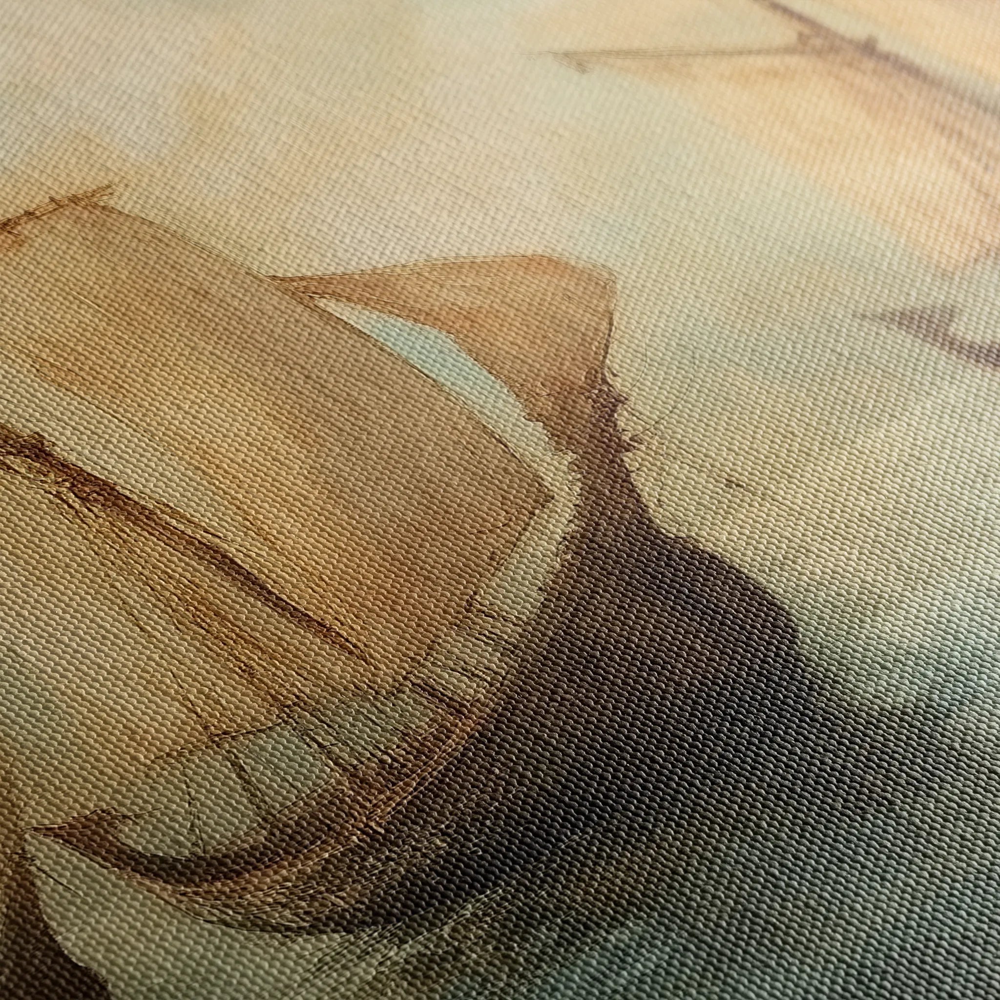 Landscape 272 Canvas Art 18" x 24" / 45 x 60 cm / Black