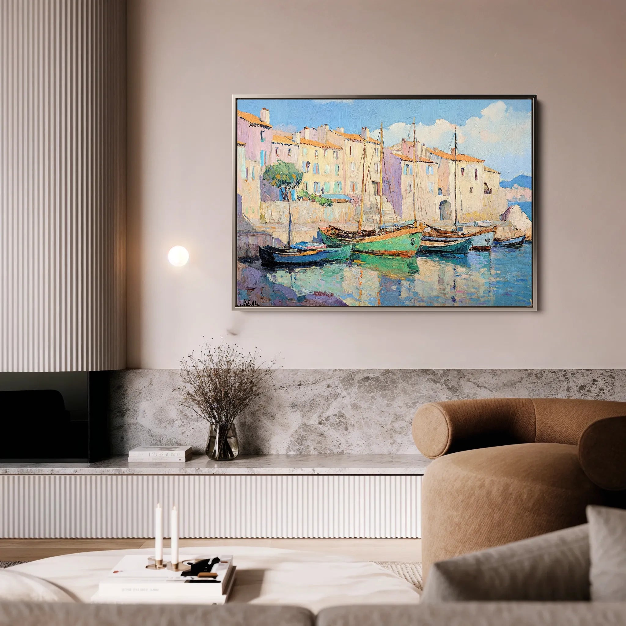 Landscape 273 Canvas Art 18" x 24" / 45 x 60 cm / Black