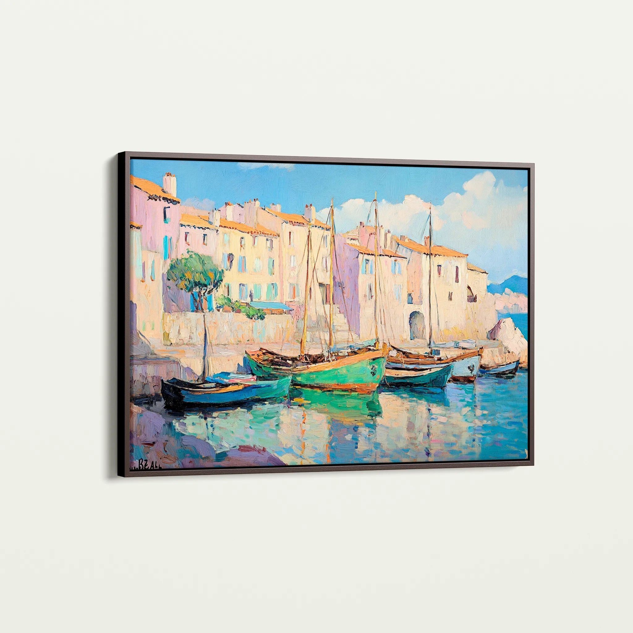 Landscape 273 Canvas Art 18" x 24" / 45 x 60 cm / Black