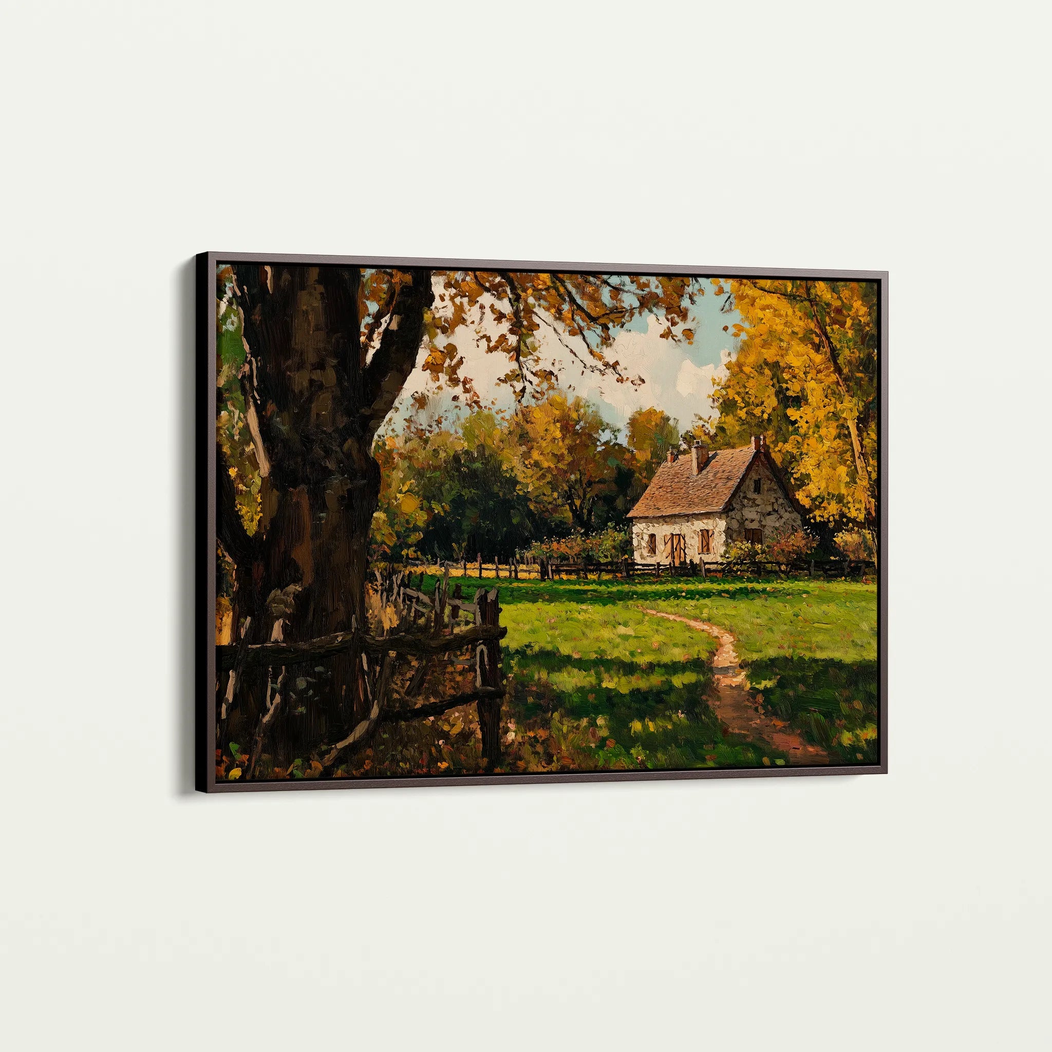 Landscape 274 Canvas Art 18" x 24" / 45 x 60 cm / Black