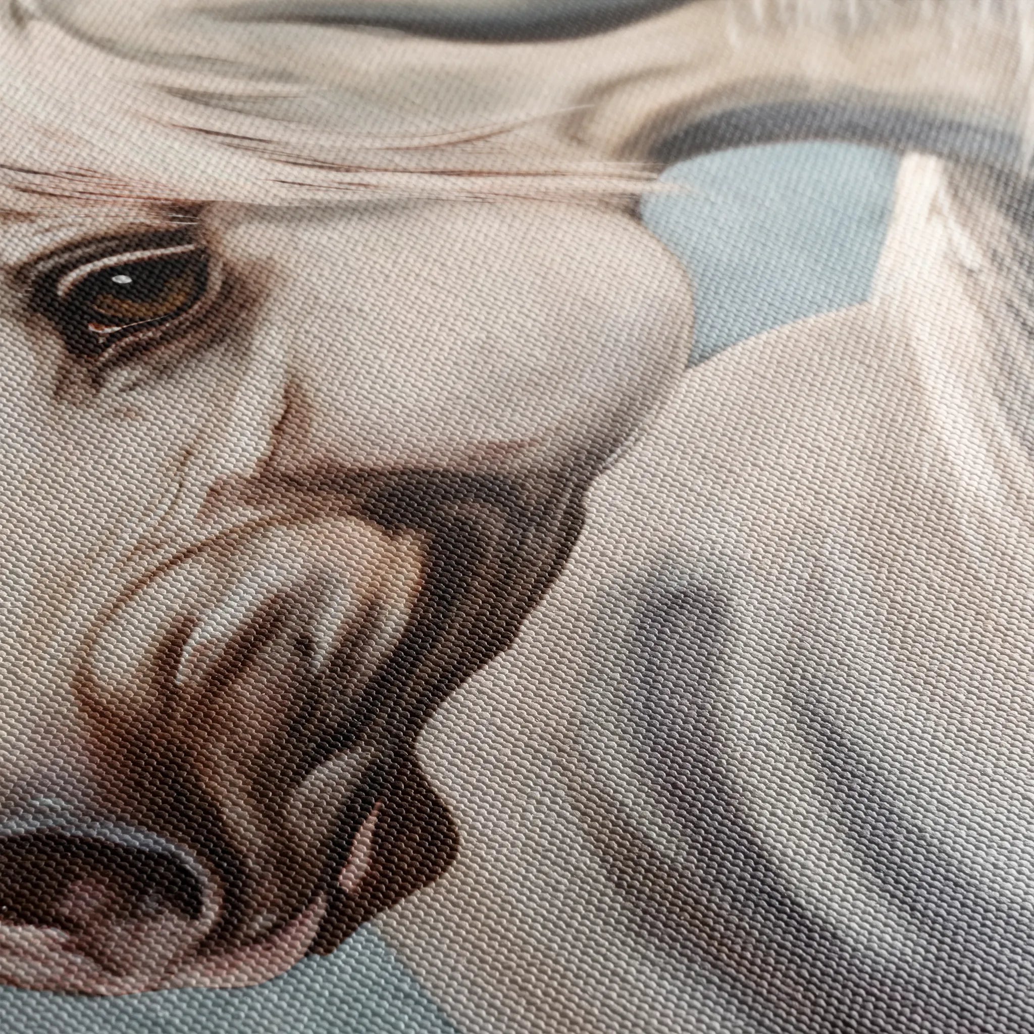 Horses 275 Canvas Art 18" x 24" / 45 x 60 cm / Black