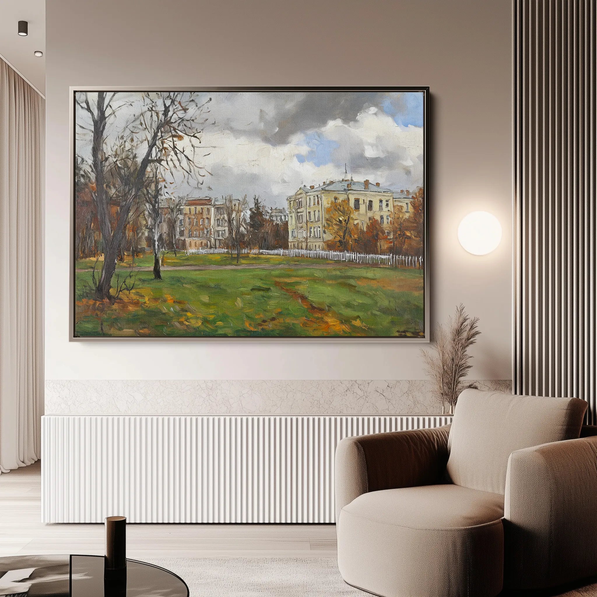 Landscape 275 Canvas Art 18" x 24" / 45 x 60 cm / Black