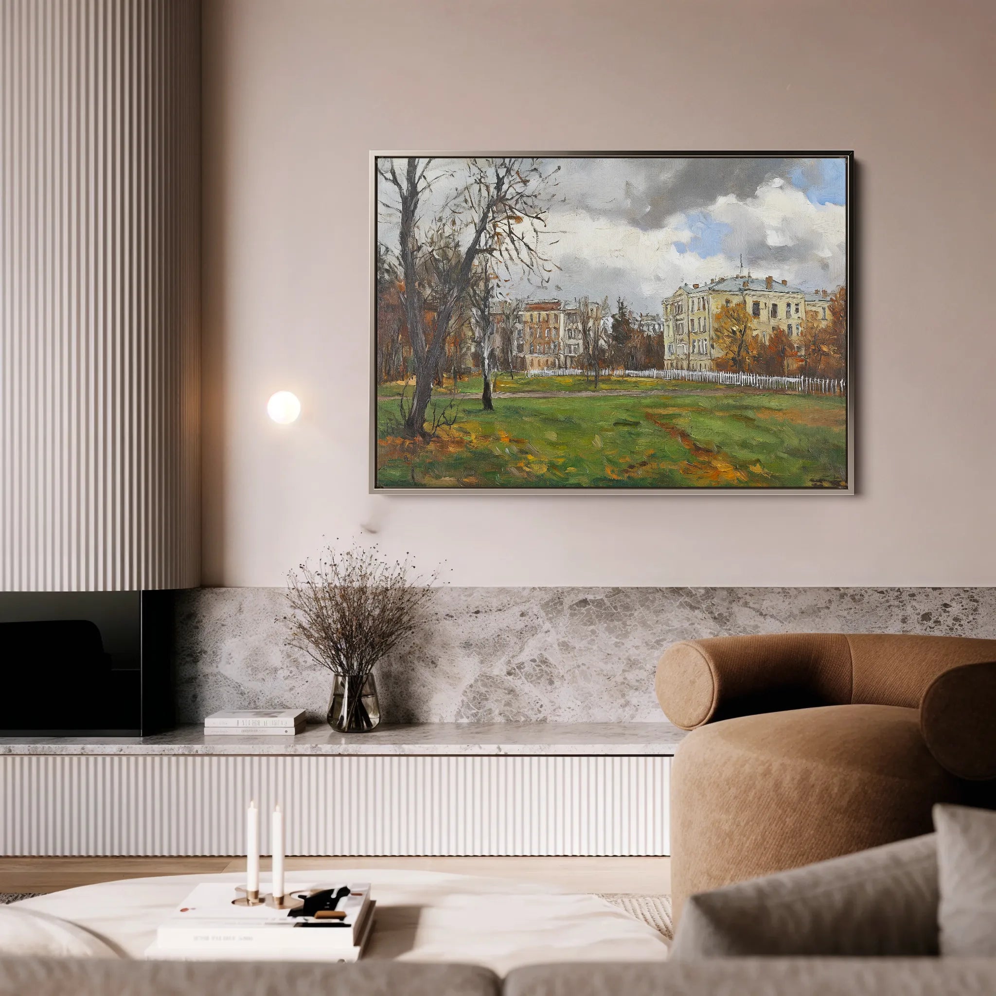 Landscape 275 Canvas Art 18" x 24" / 45 x 60 cm / Black